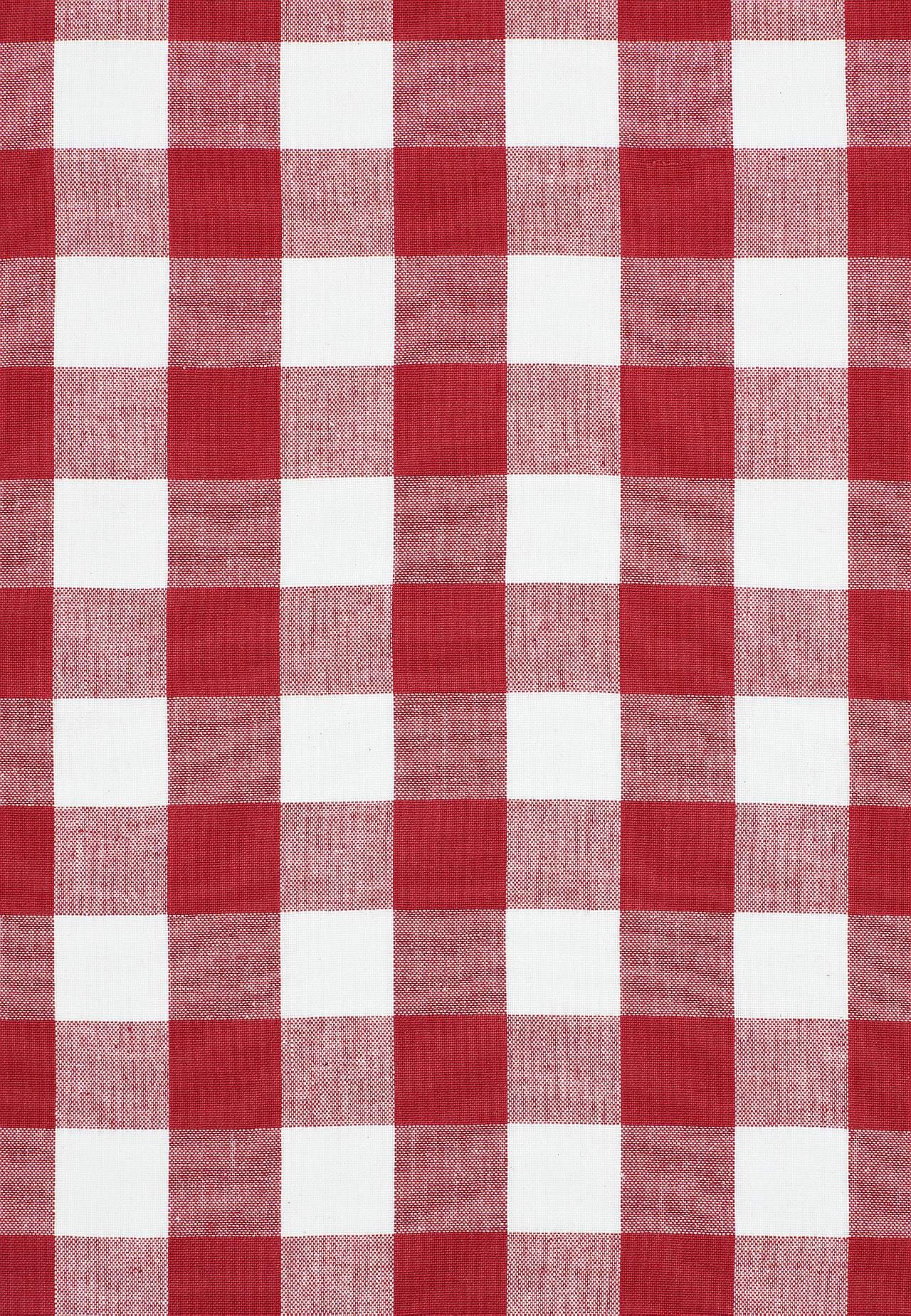 Woven, checked table runner
