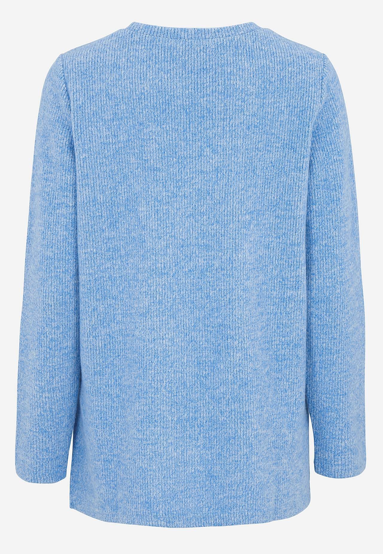 Super soft sweater with slits