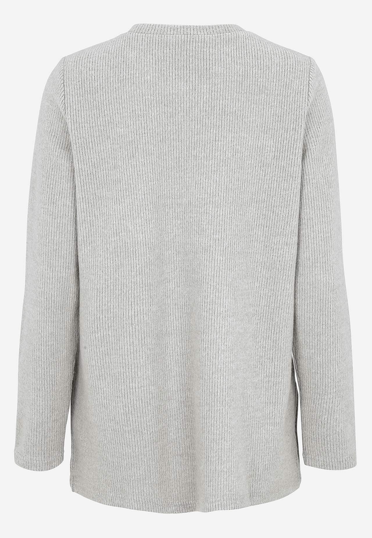 Super soft sweater with slits