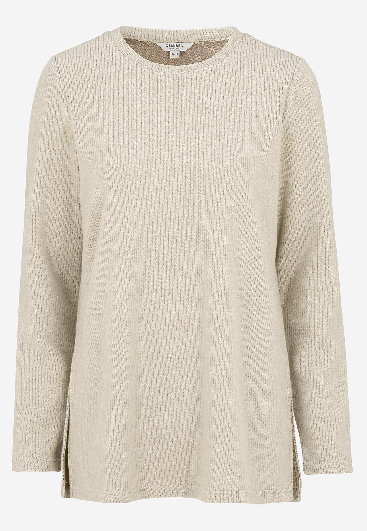 Super soft sweater with slits
