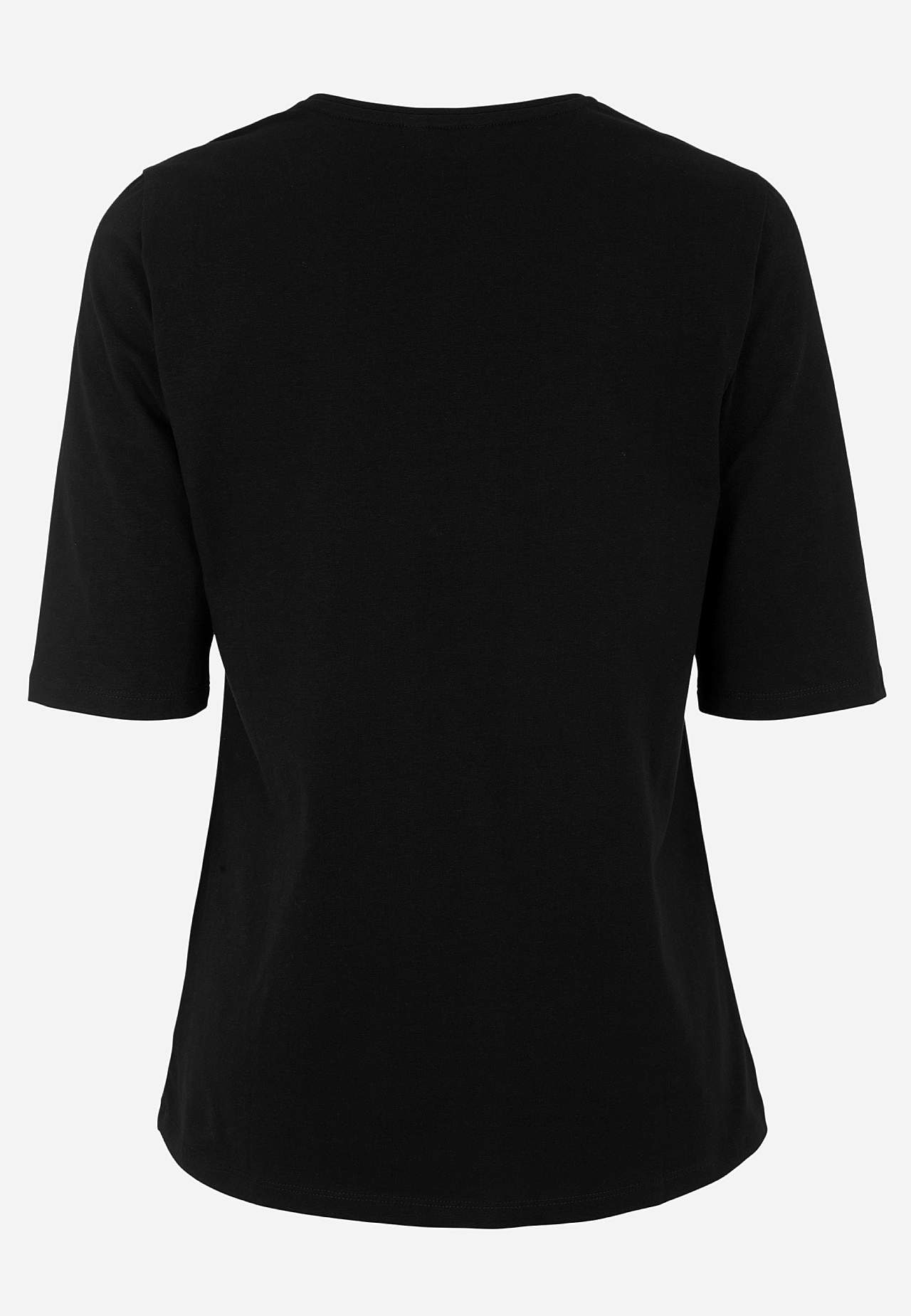 Jersey top with gathering
