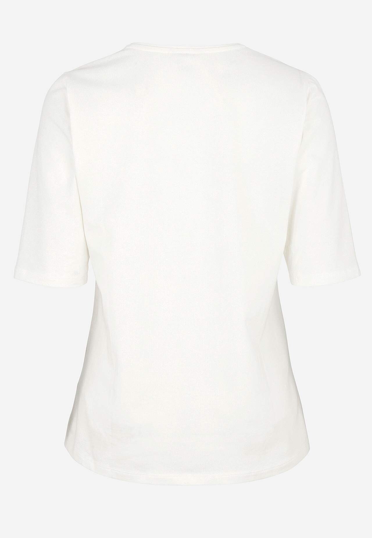 Jersey top with gathering
