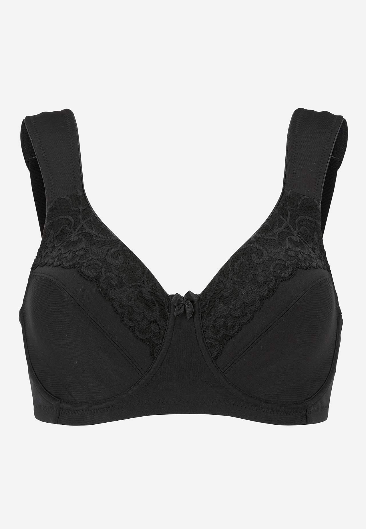 Underwired bra with lace