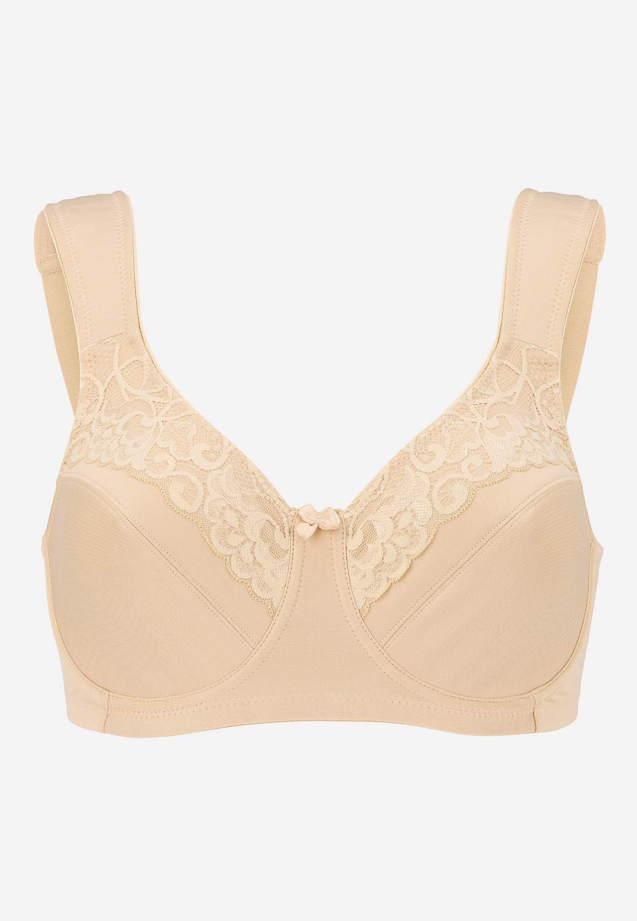 Underwired bra with lace