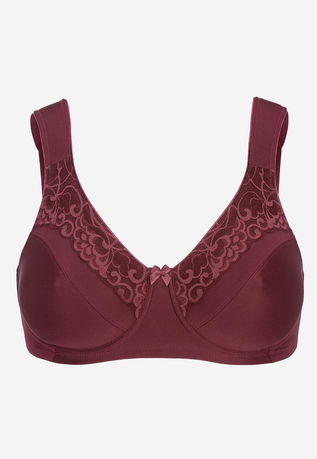 Underwired bra with lace