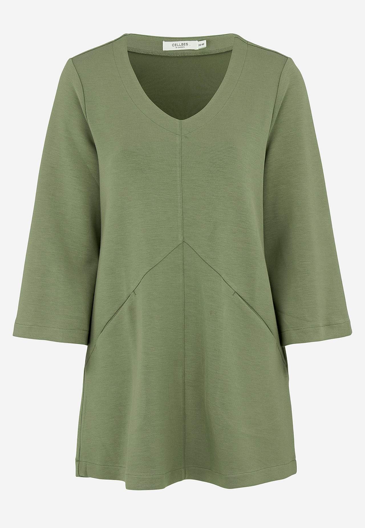 Super soft jersey tuniq with pockets