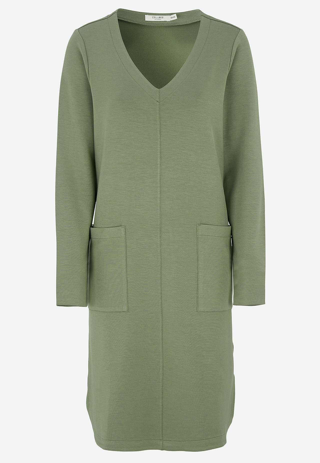 Super soft jersey dress with pockets