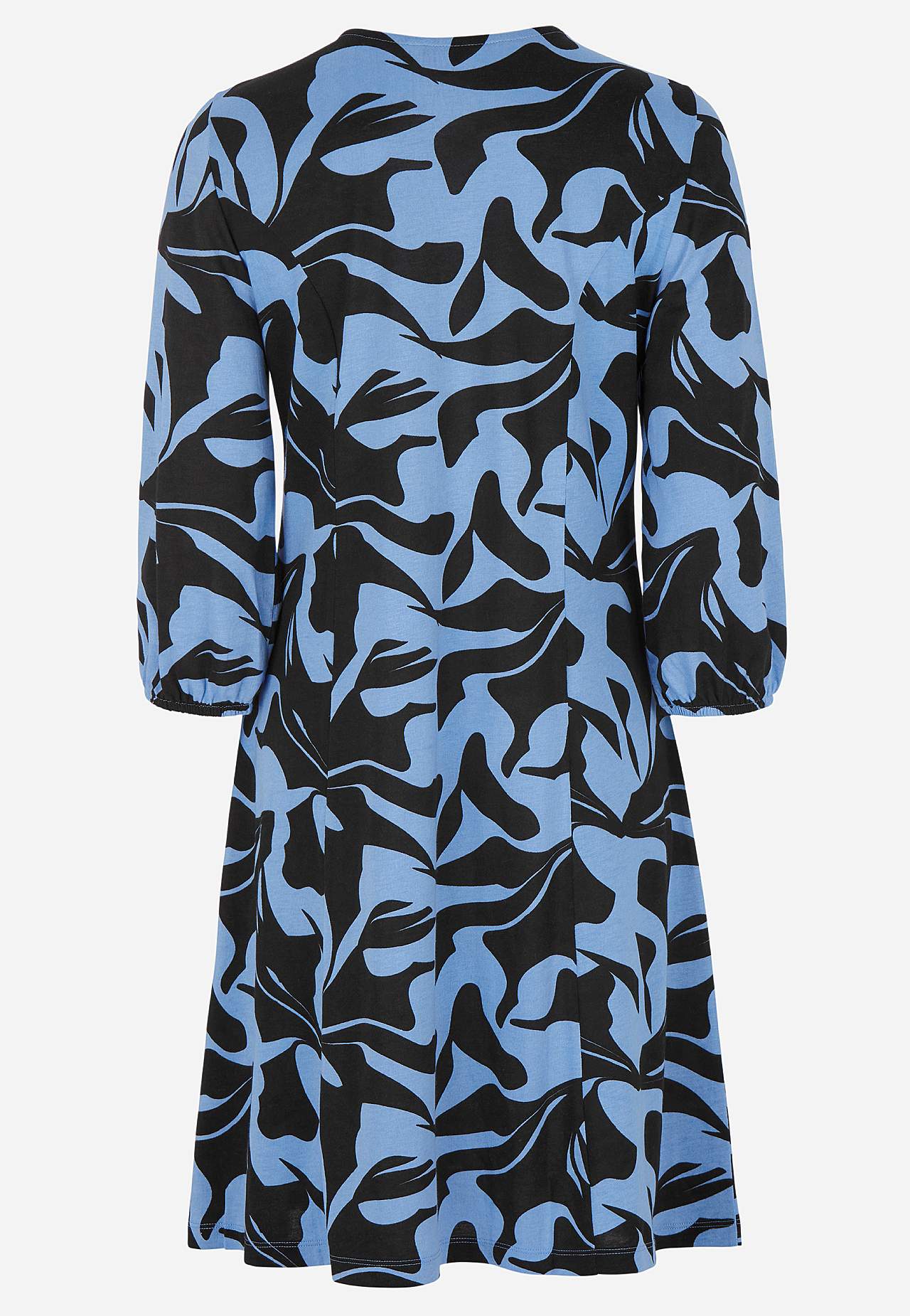Jersey dress with princess cut