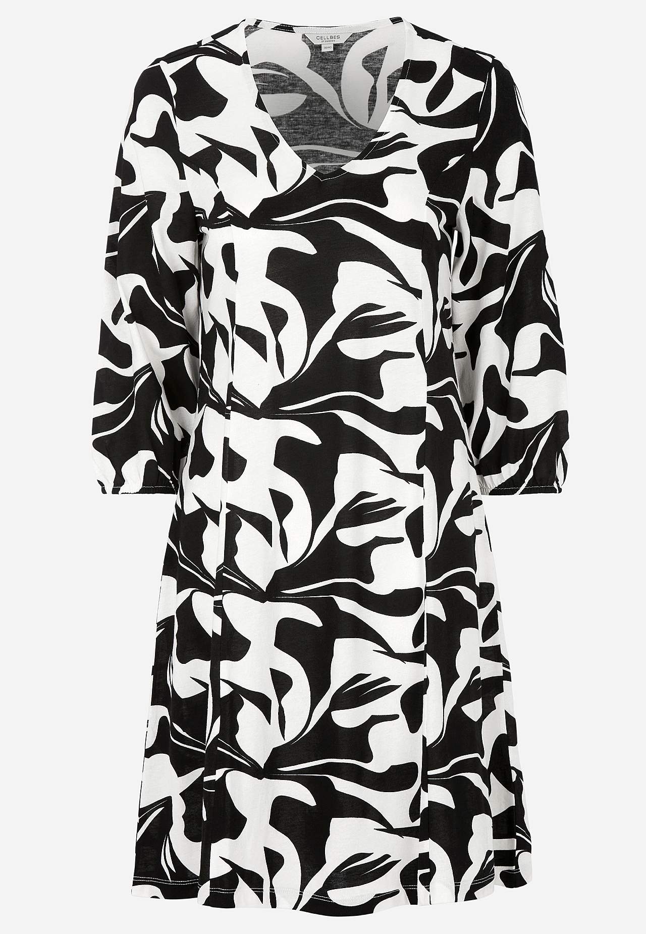 Jersey dress with princess cut