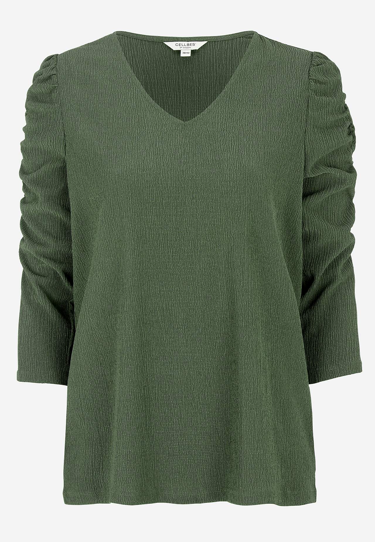 Jersey top with structure