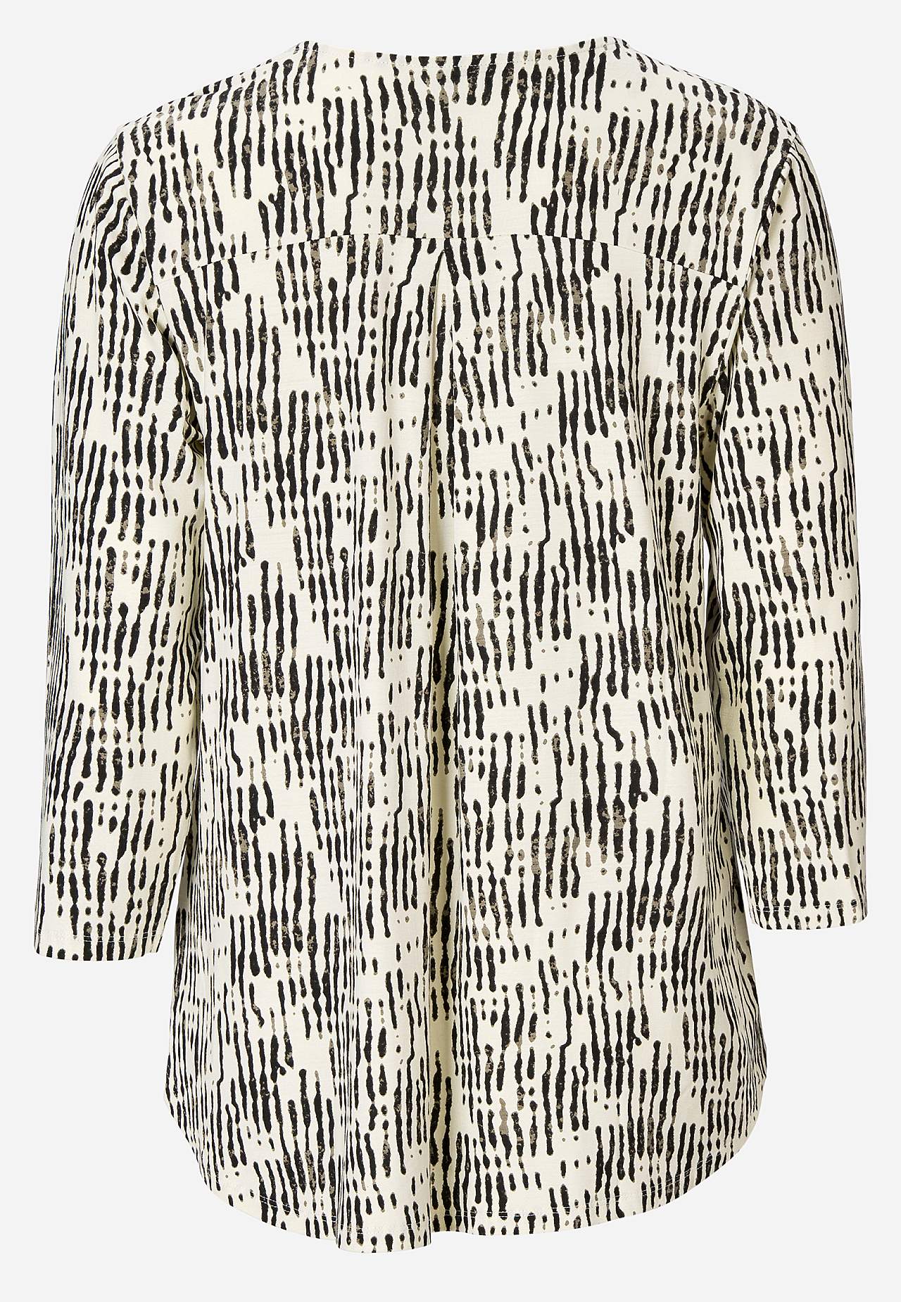 Jersey top with 3/4 sleeve