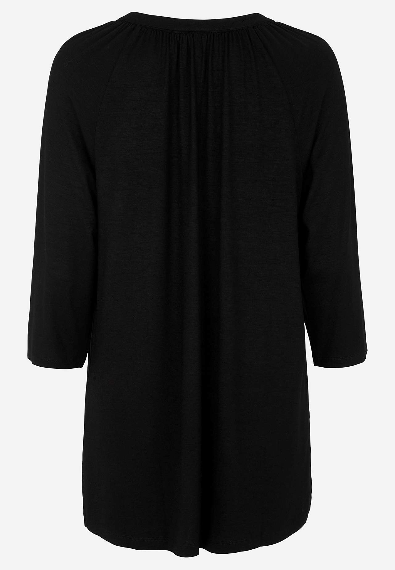 V-neck jersey tuniq