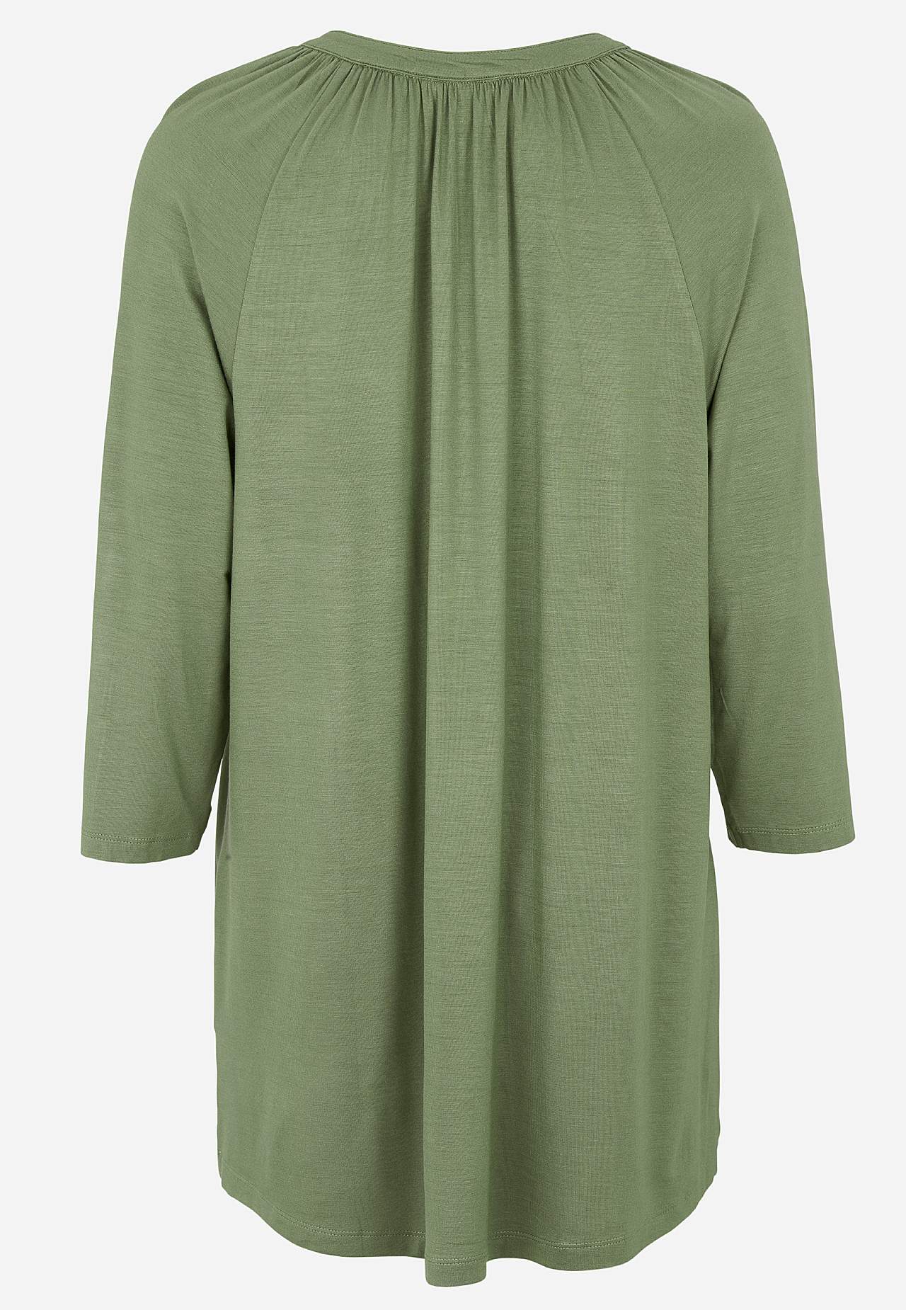 V-neck jersey tuniq