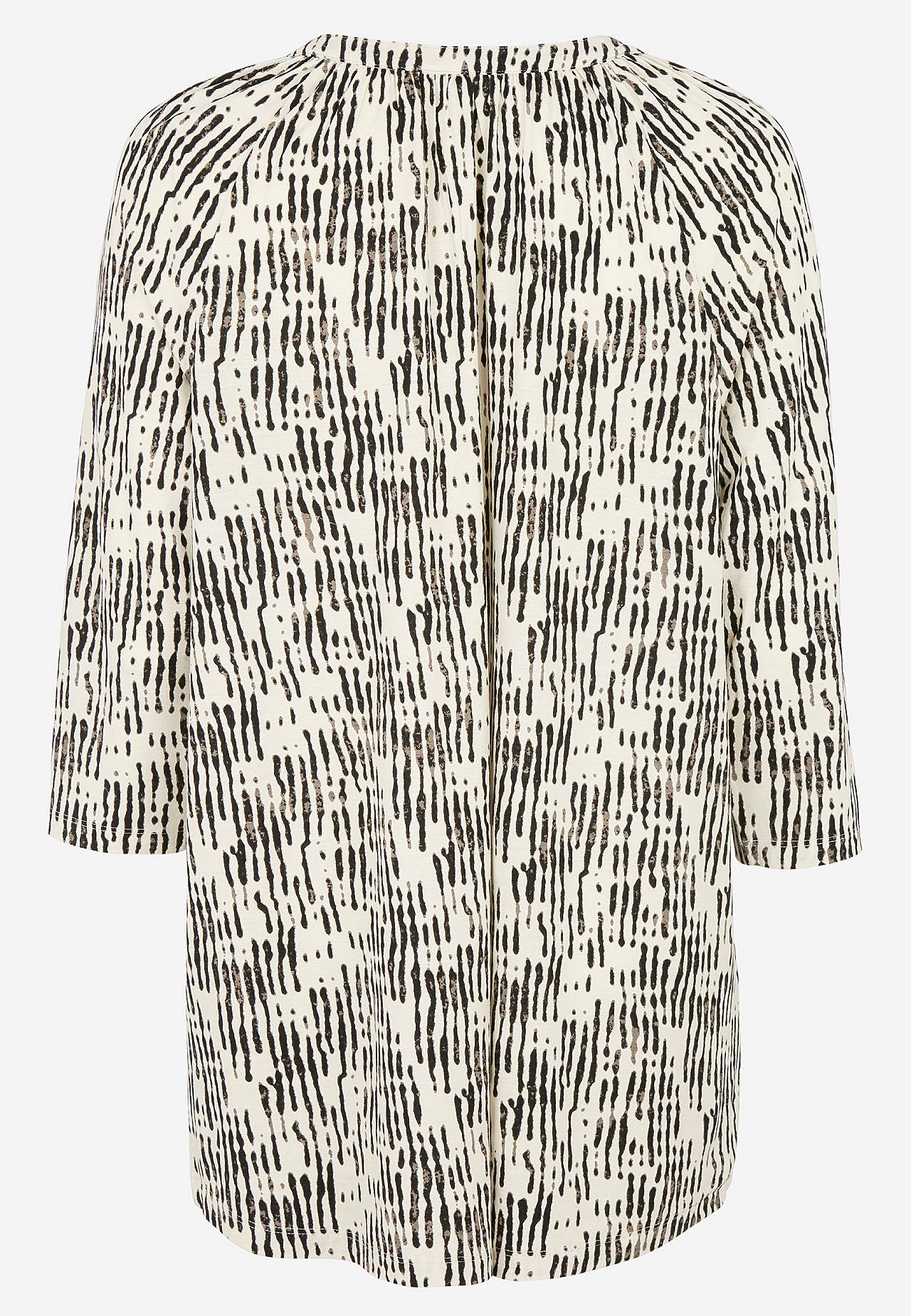V-neck jersey tuniq
