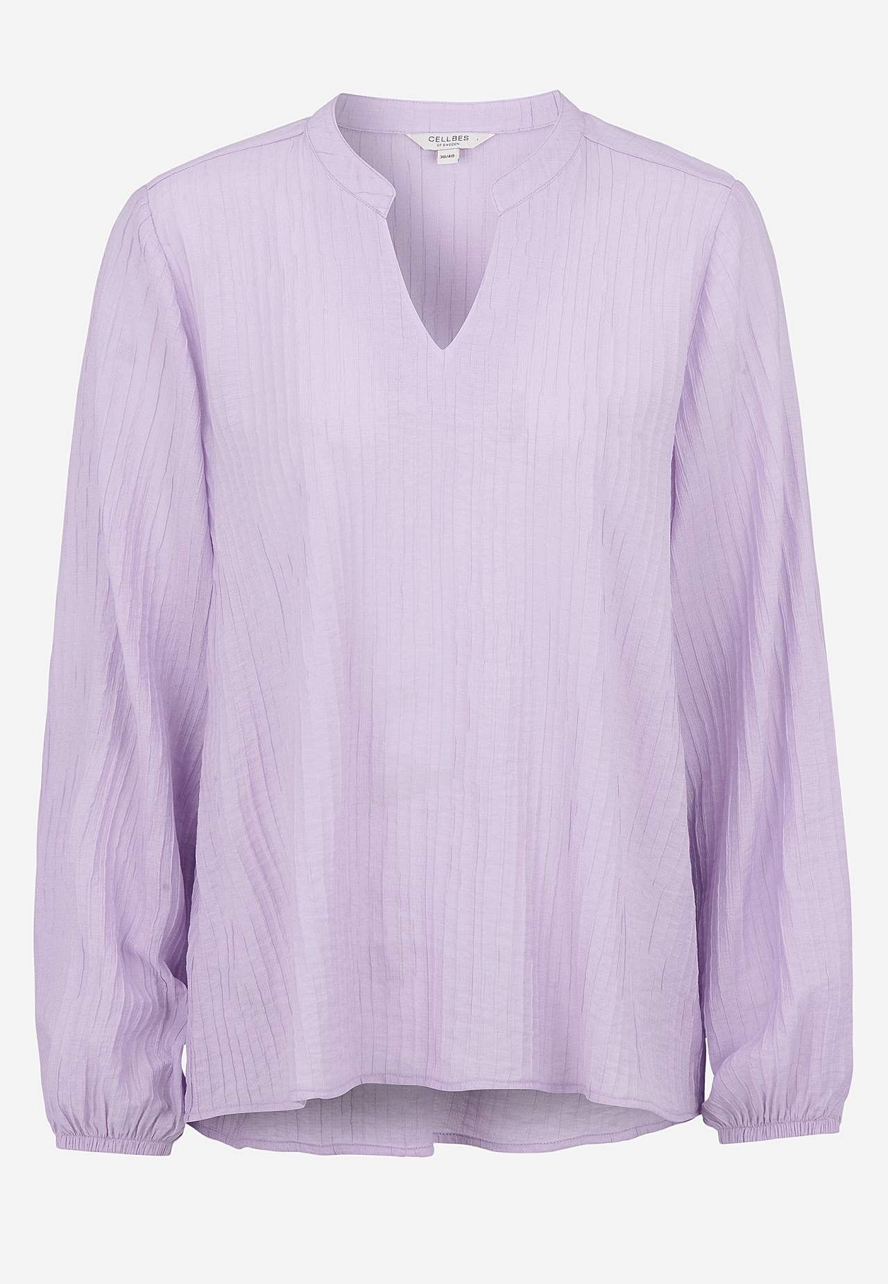 Woven blouse with structure