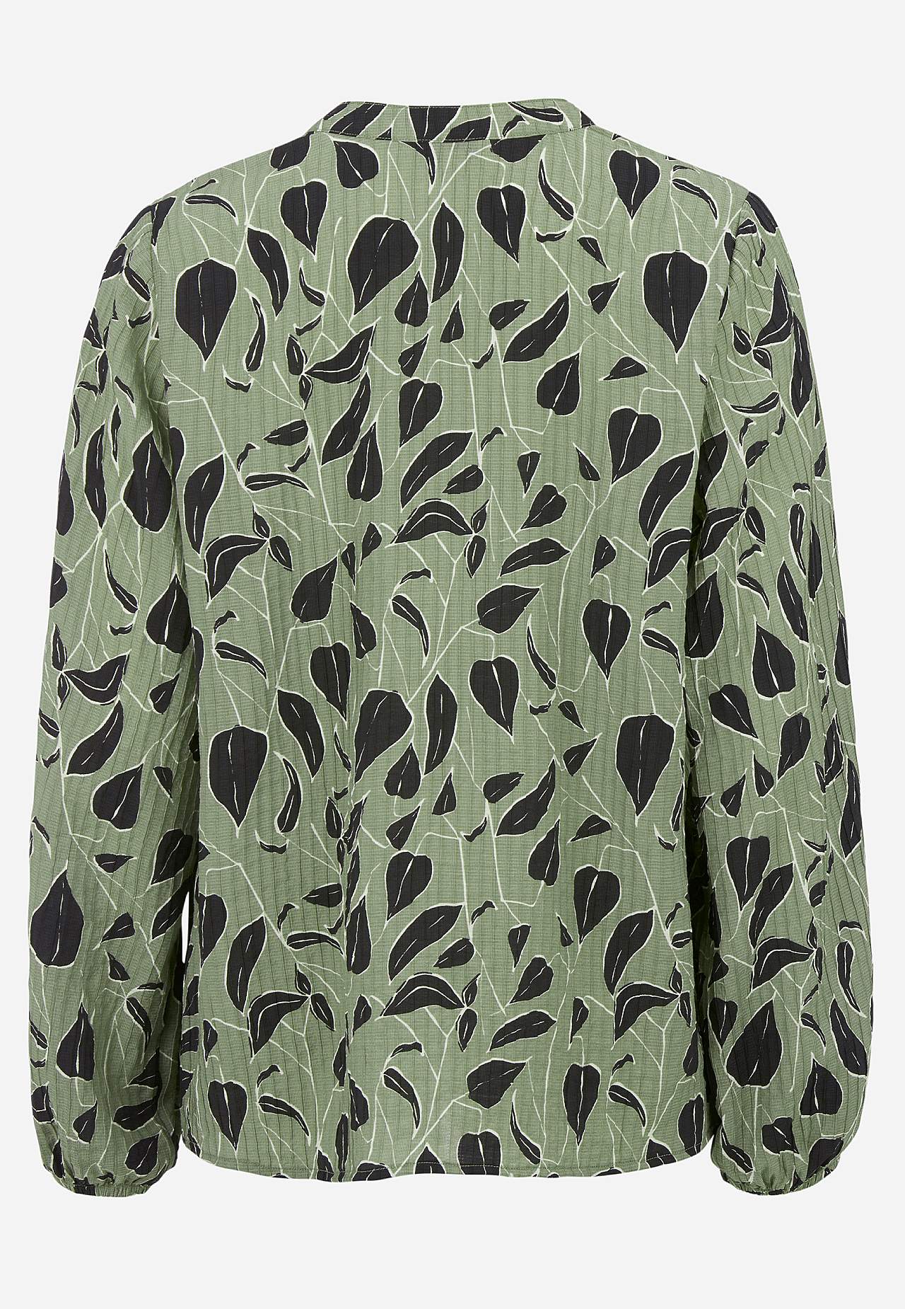 Woven blouse with structure