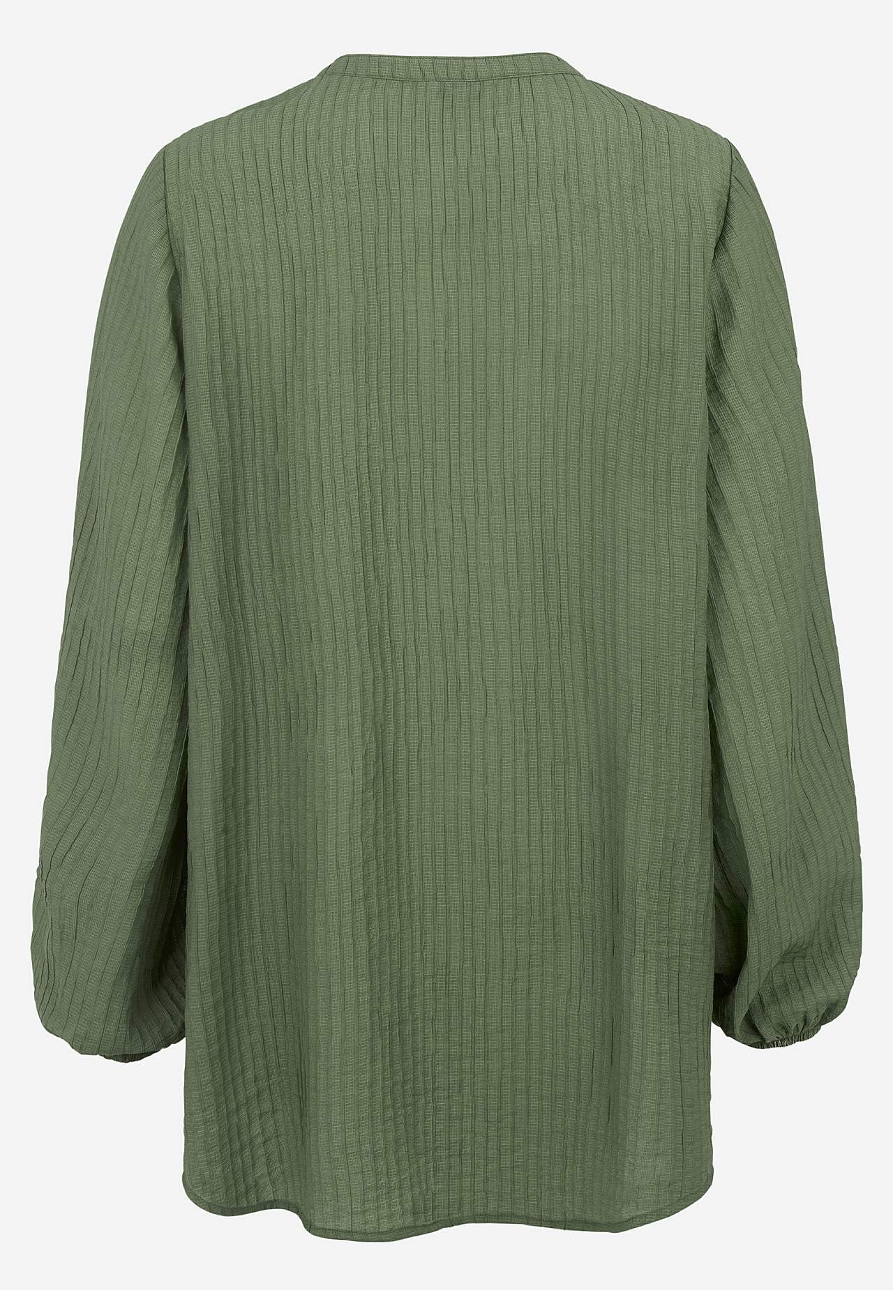 Woven tunic with structure