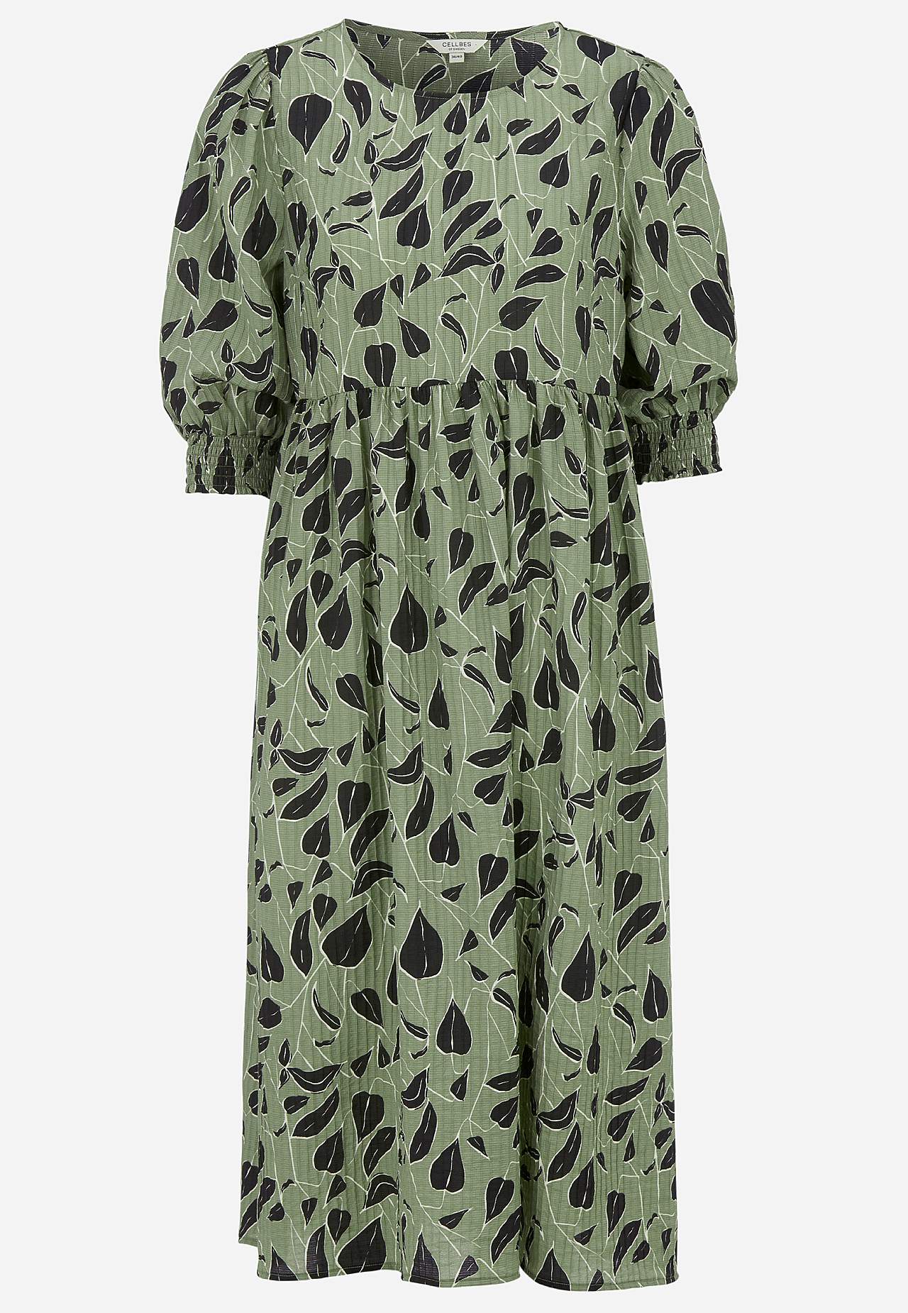 Woven dress with structure