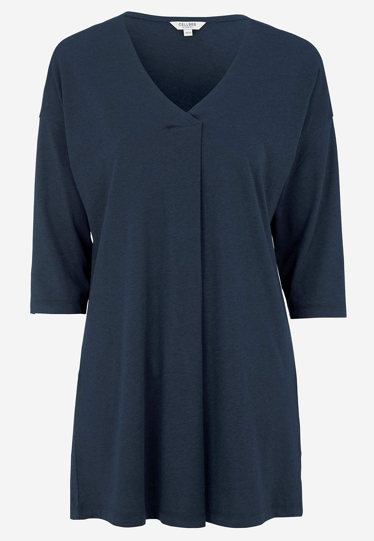 Jersey tuniq with crease detail