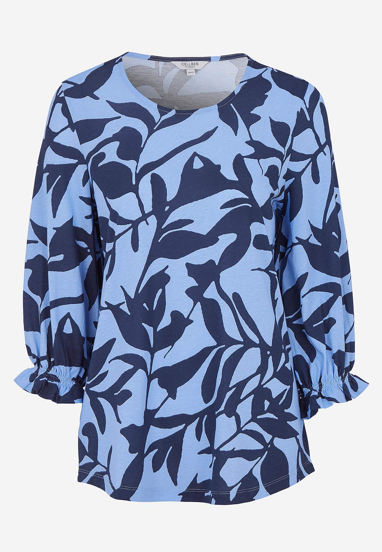 Jersey top with smock detail