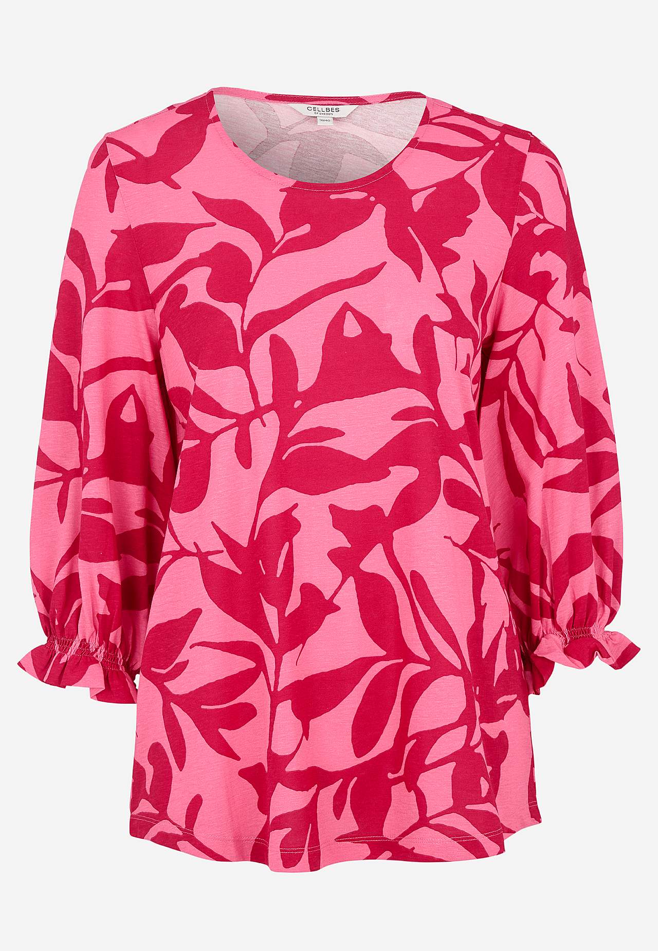 Jersey top with smock detail