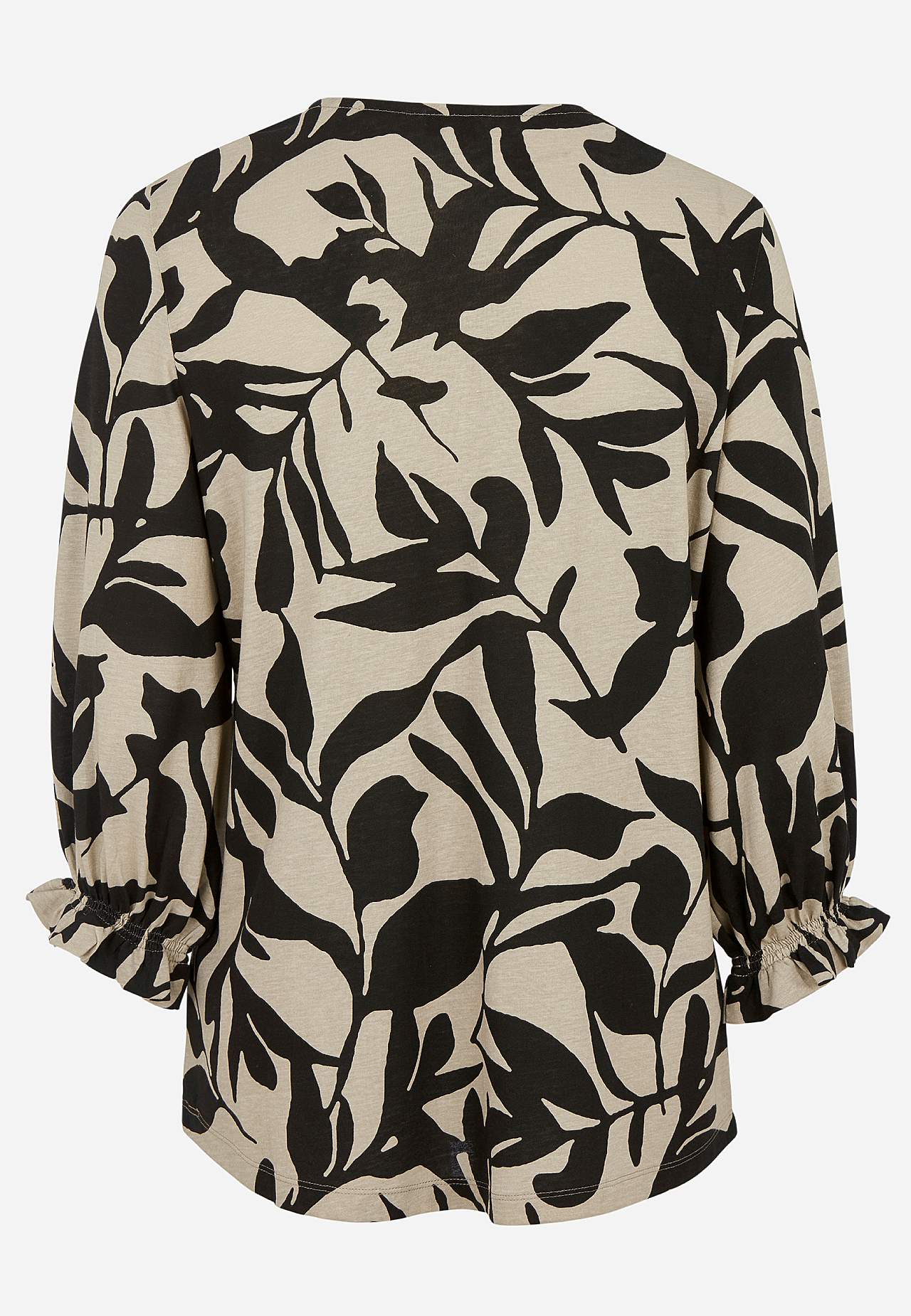 Jersey top with smock detail
