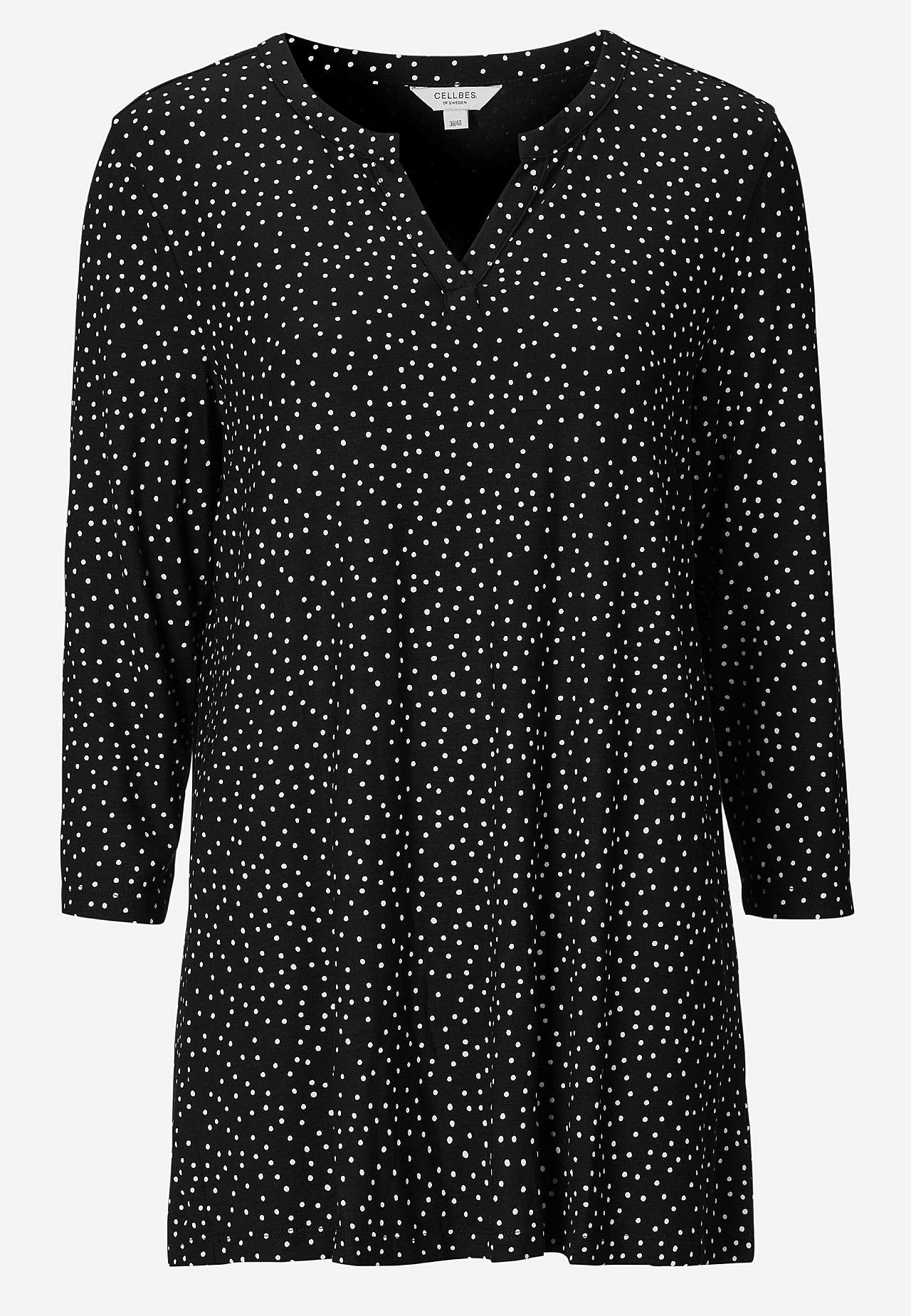 Jersey tuniq with 3/4 sleeve