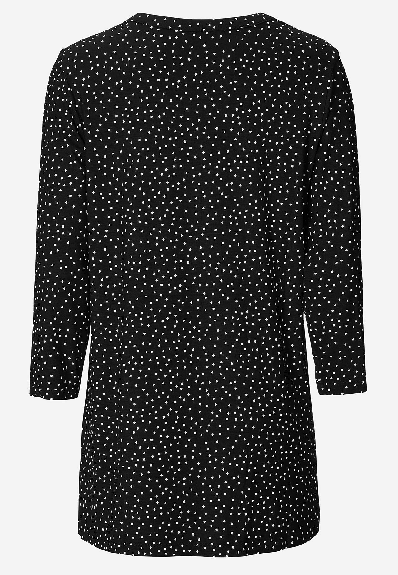 Jersey tuniq with 3/4 sleeve