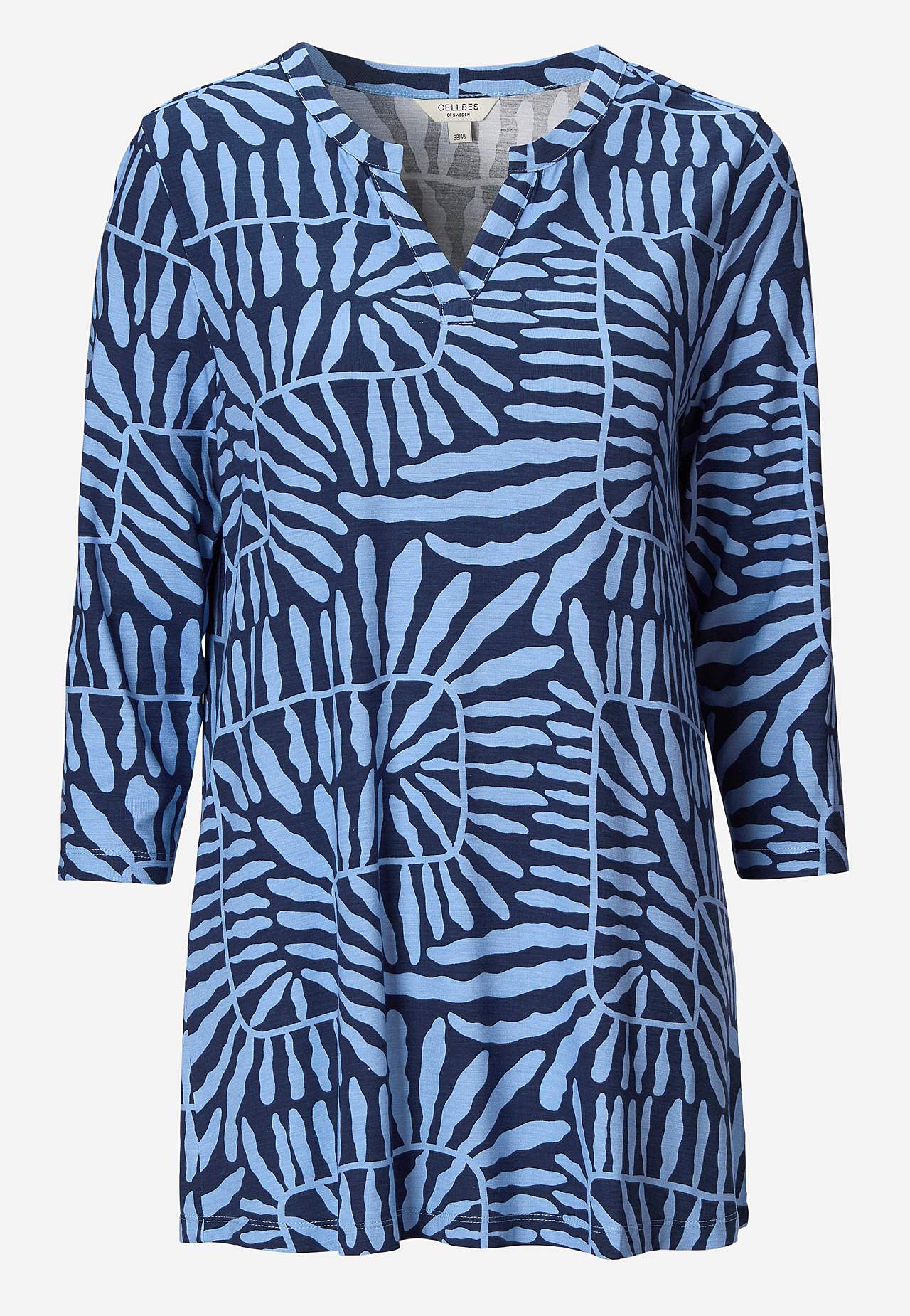 Jersey tuniq with 3/4 sleeve