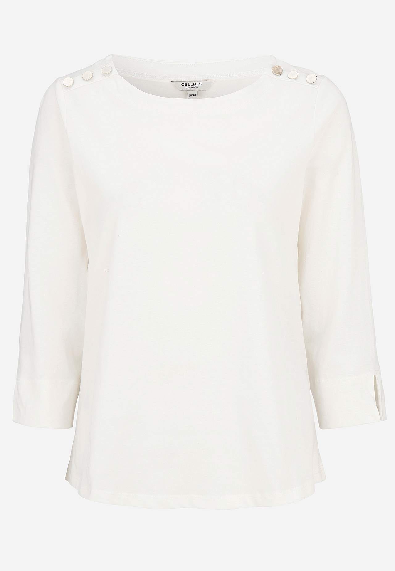 Jersey top with buttons