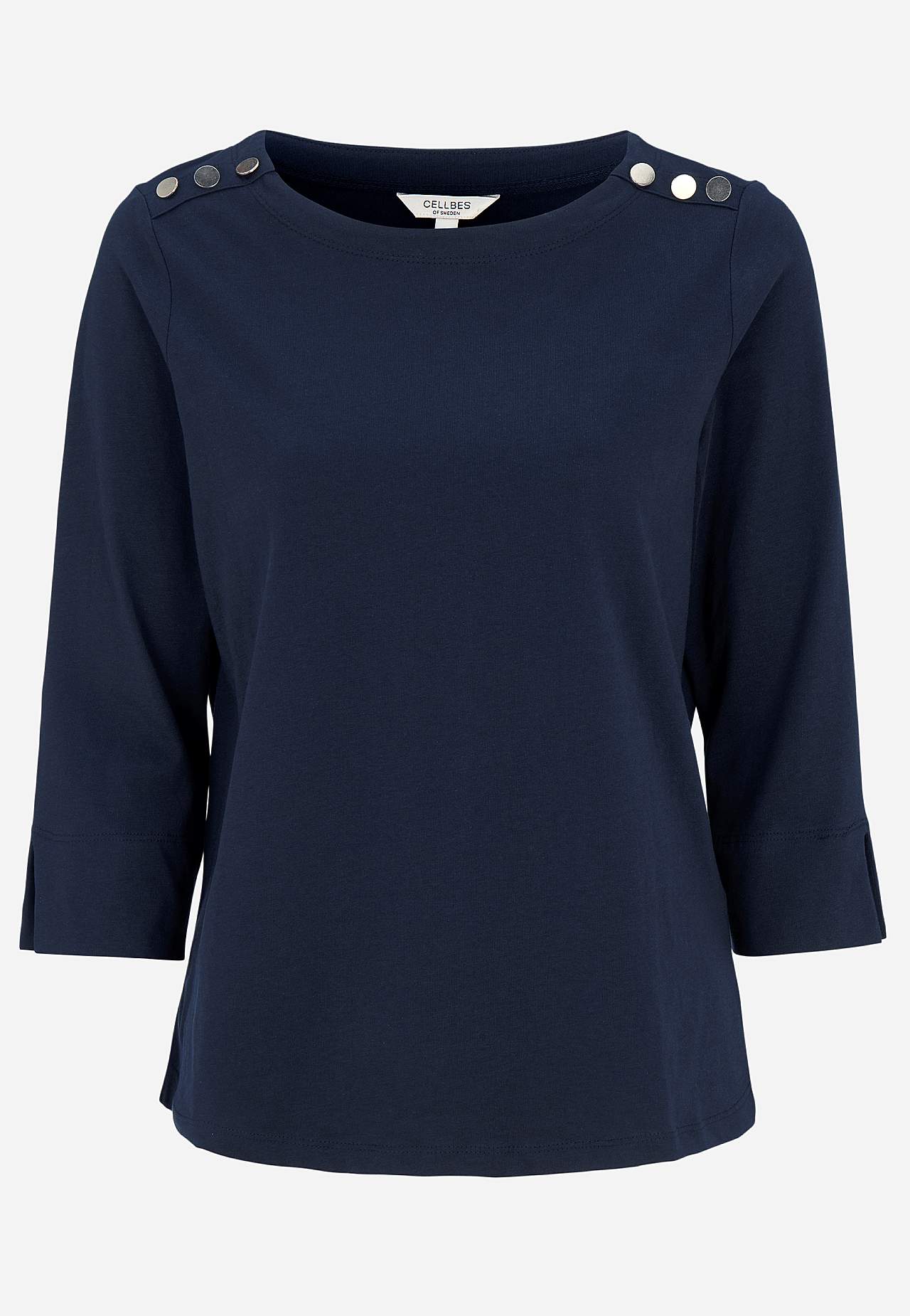 Jersey top with buttons
