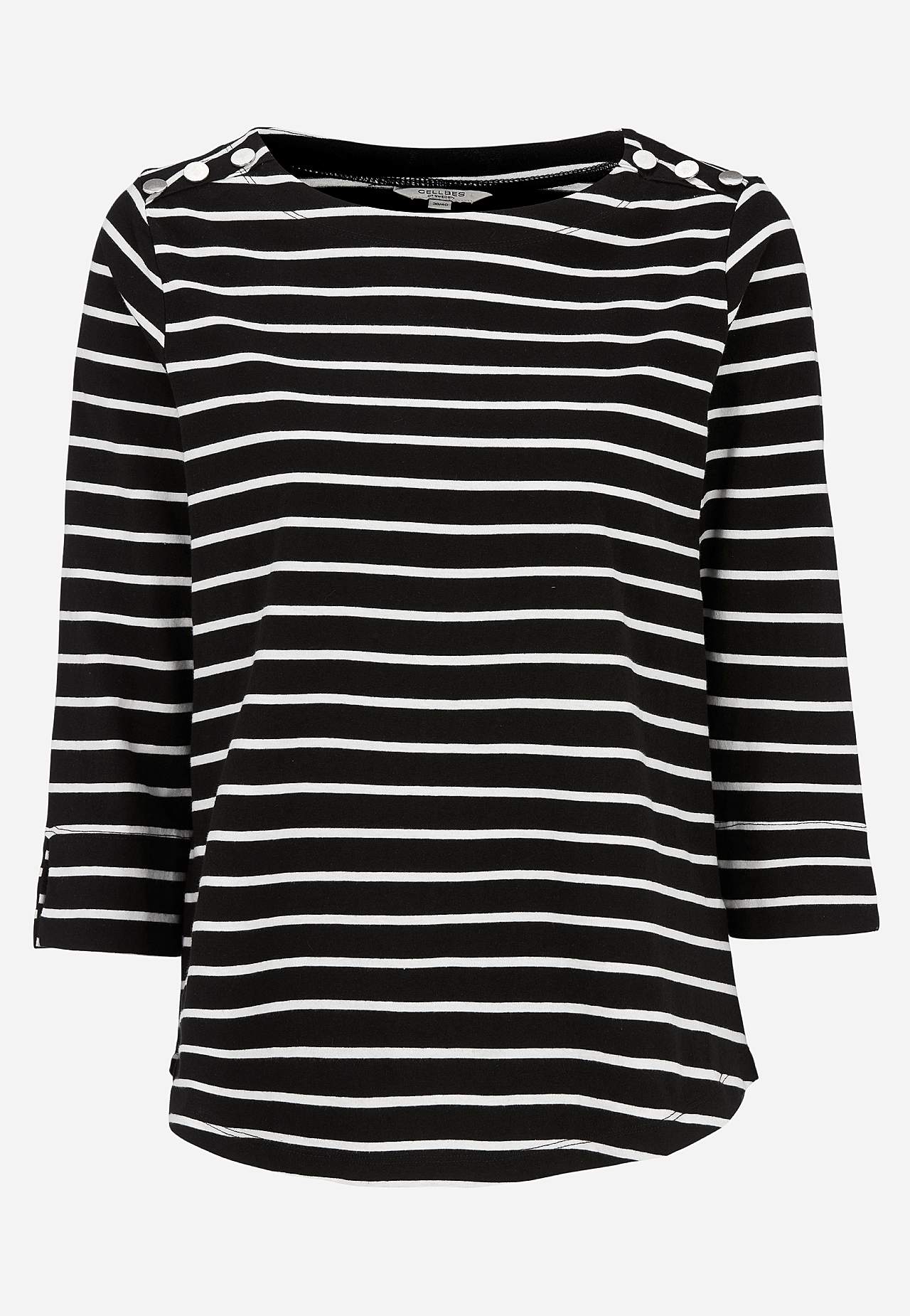 Jersey top with buttons