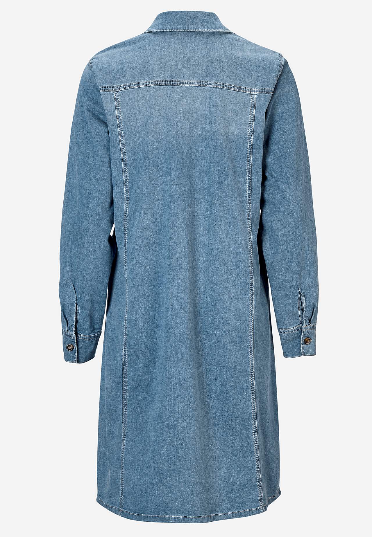 Stretchy denim dress
