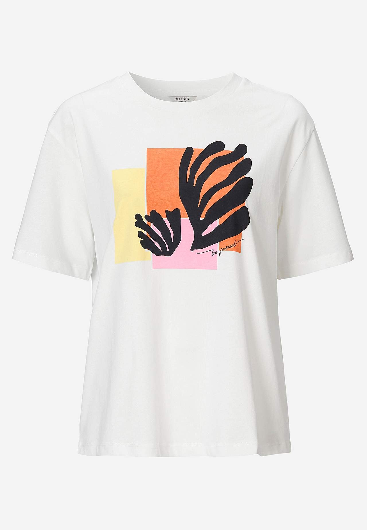 Jersey top with short sleeves