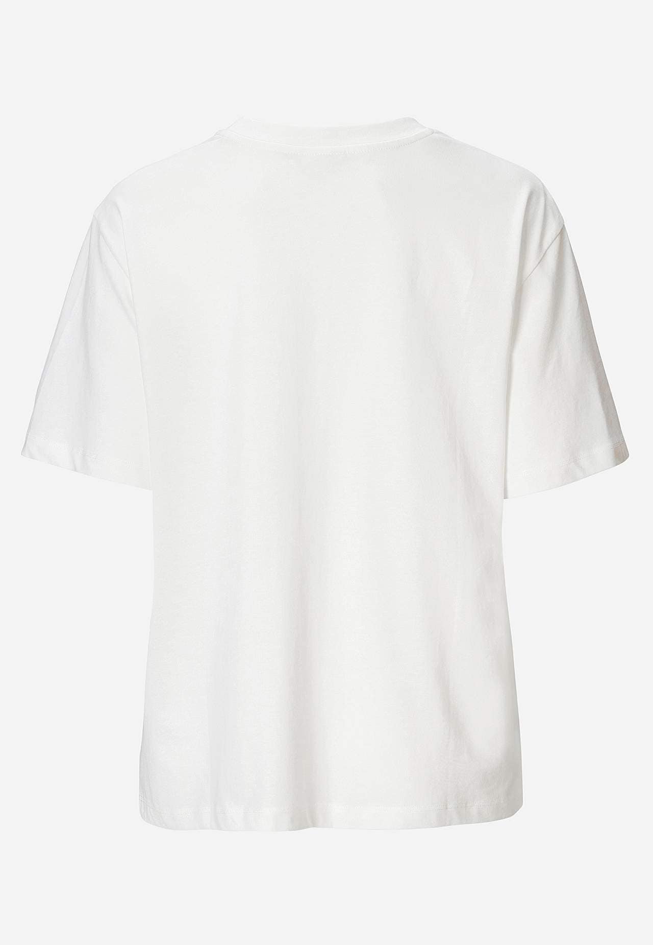 Jersey top with short sleeves