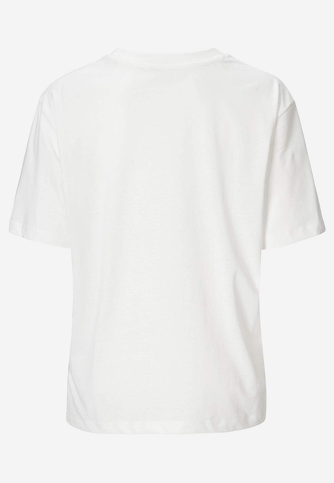 Jersey top with short sleeves