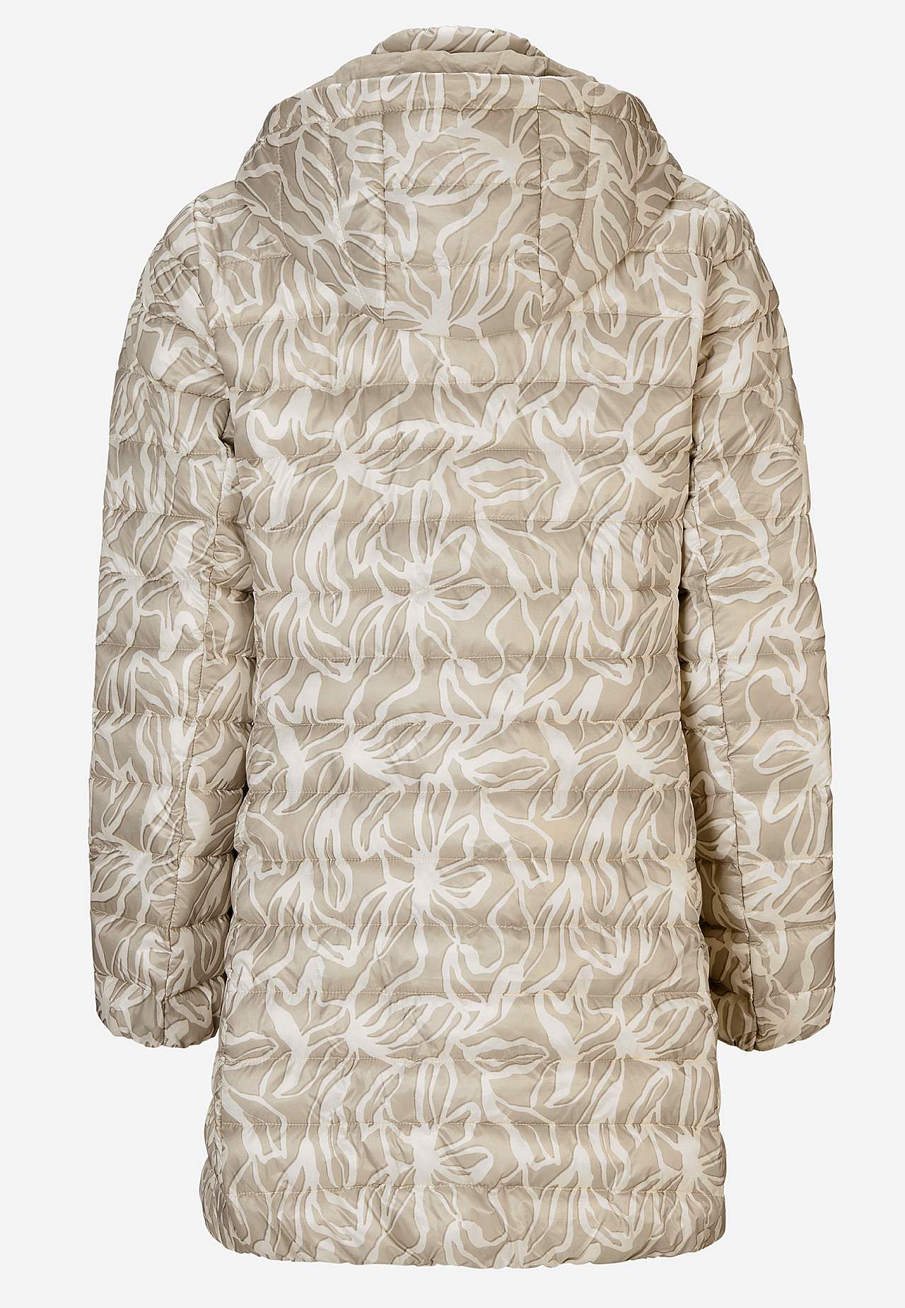 Quilted, patterned lightweight jacket