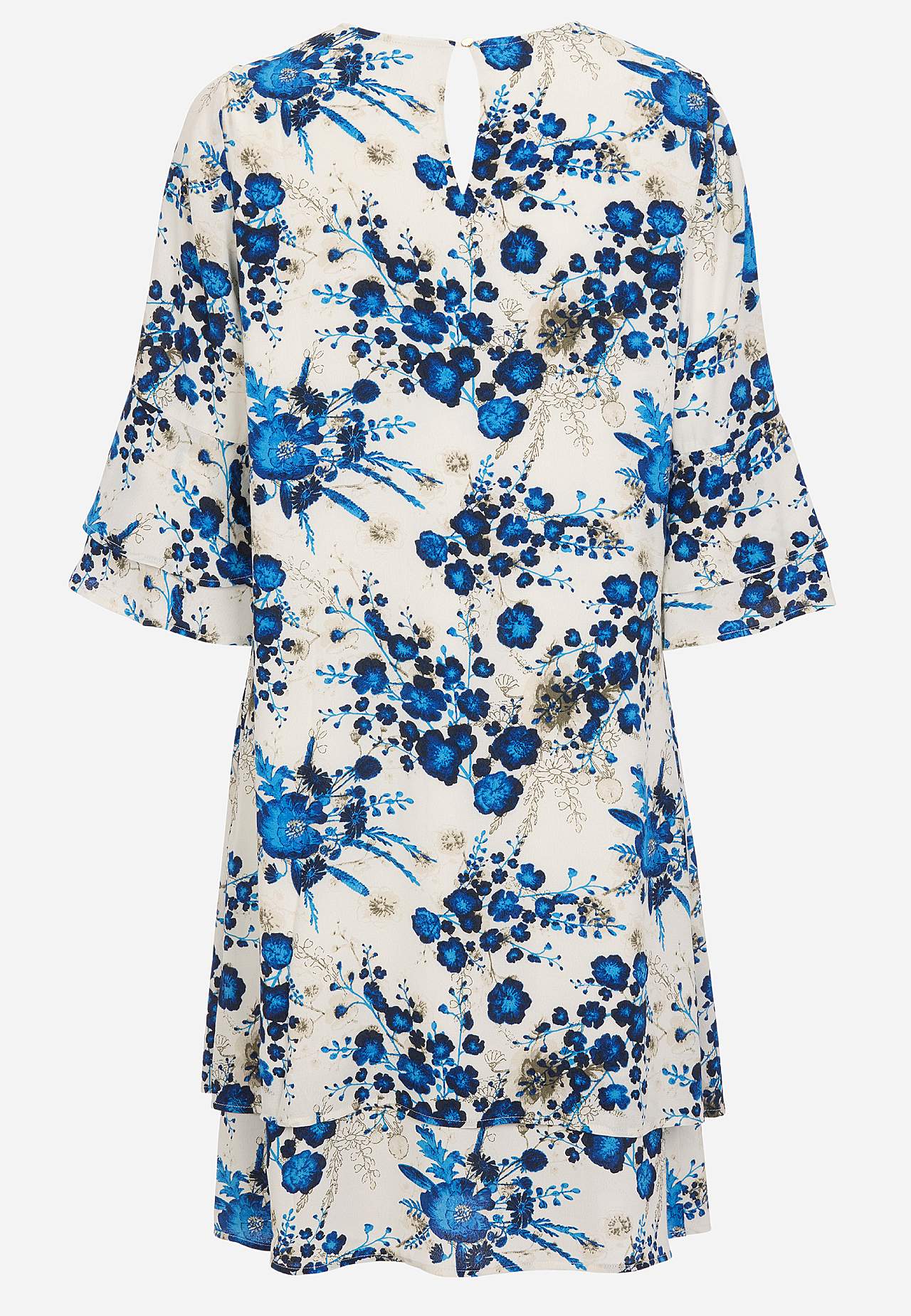 Summery party dress with flounces