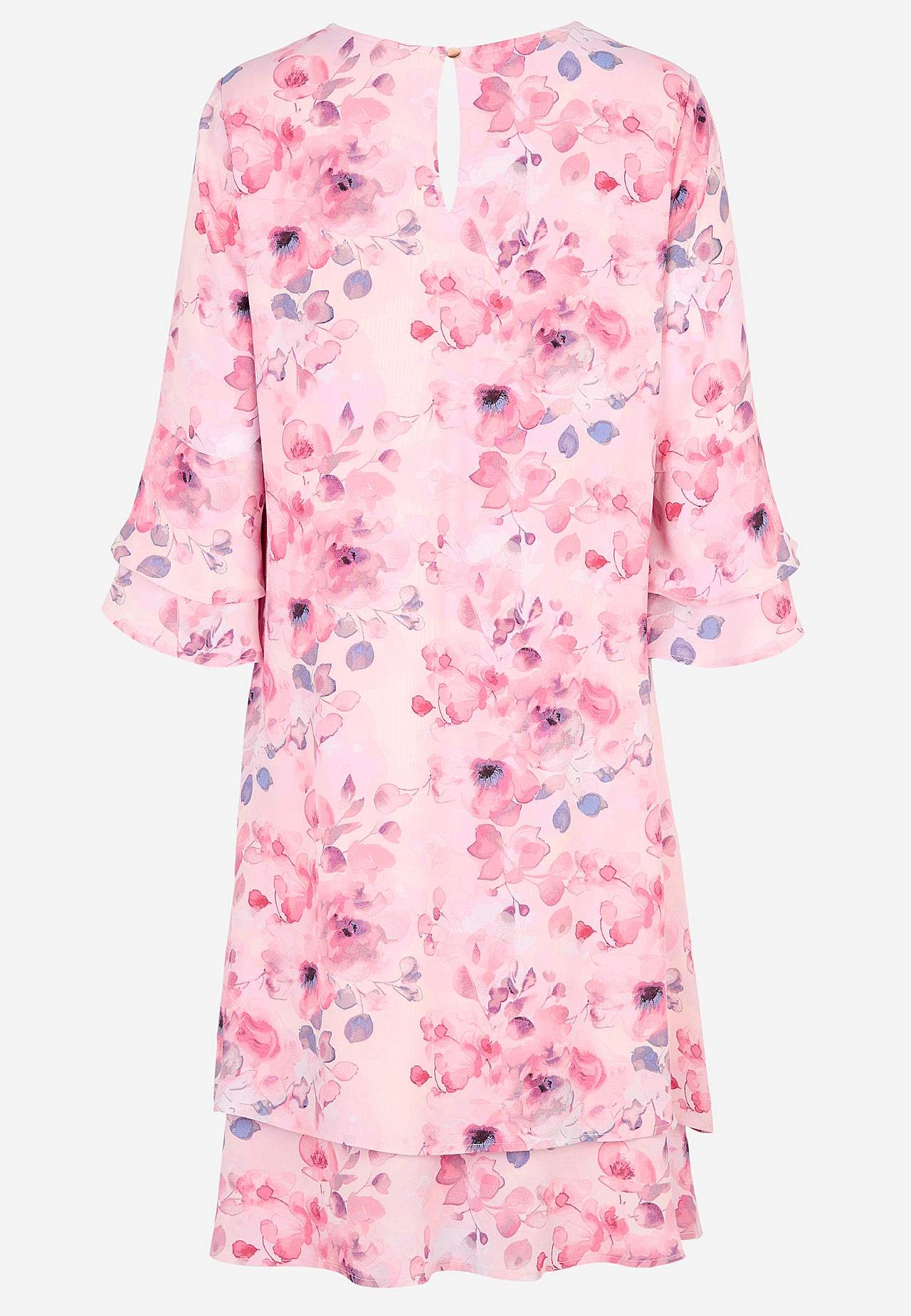 Summery party dress with flounces