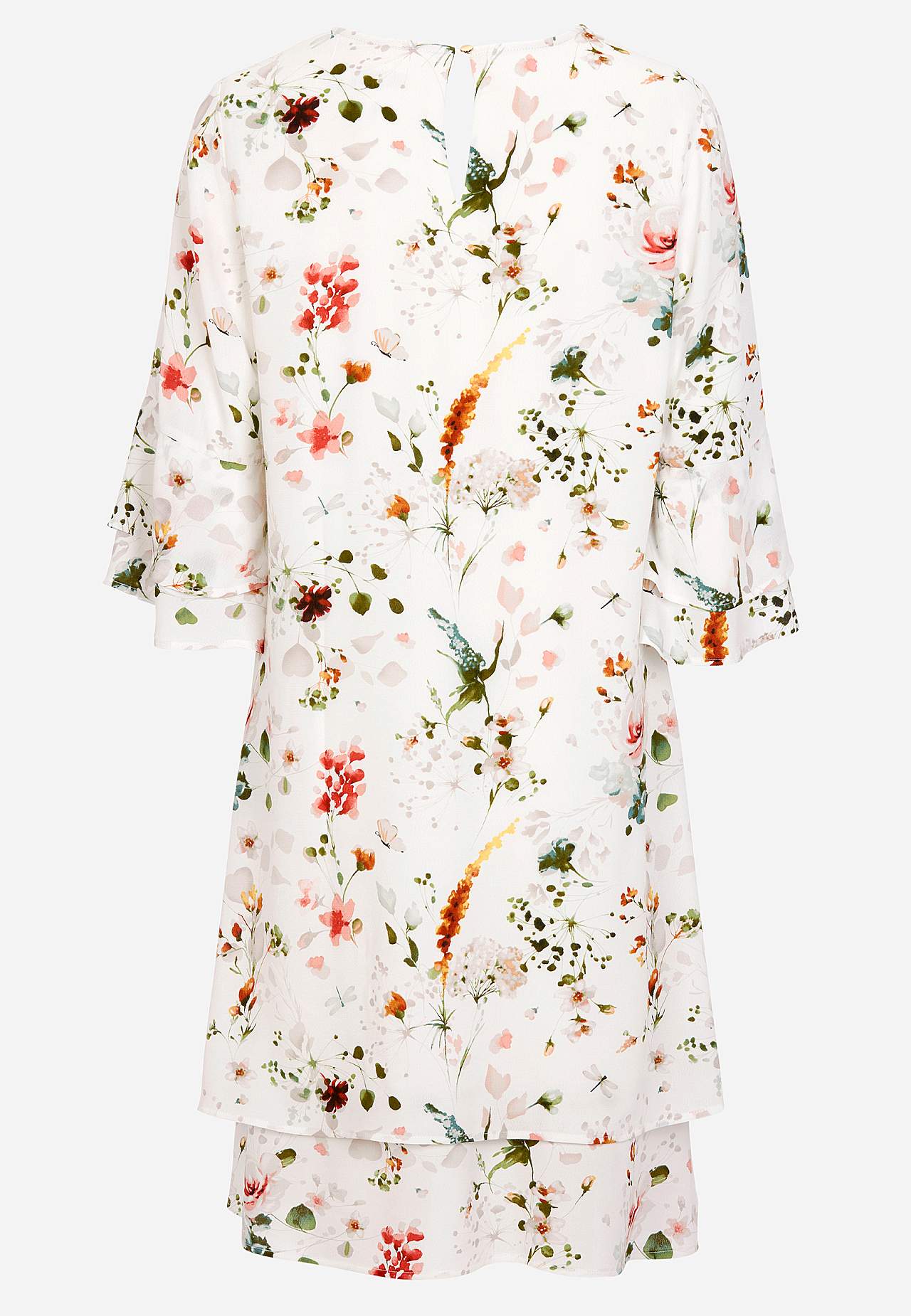 Summery party dress with flounces