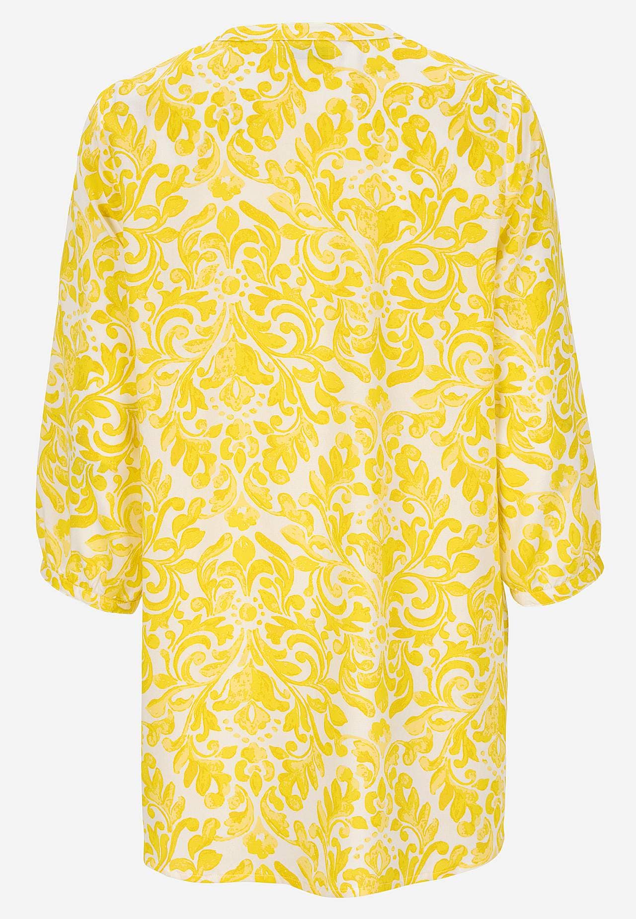 Woven, patterned tunic