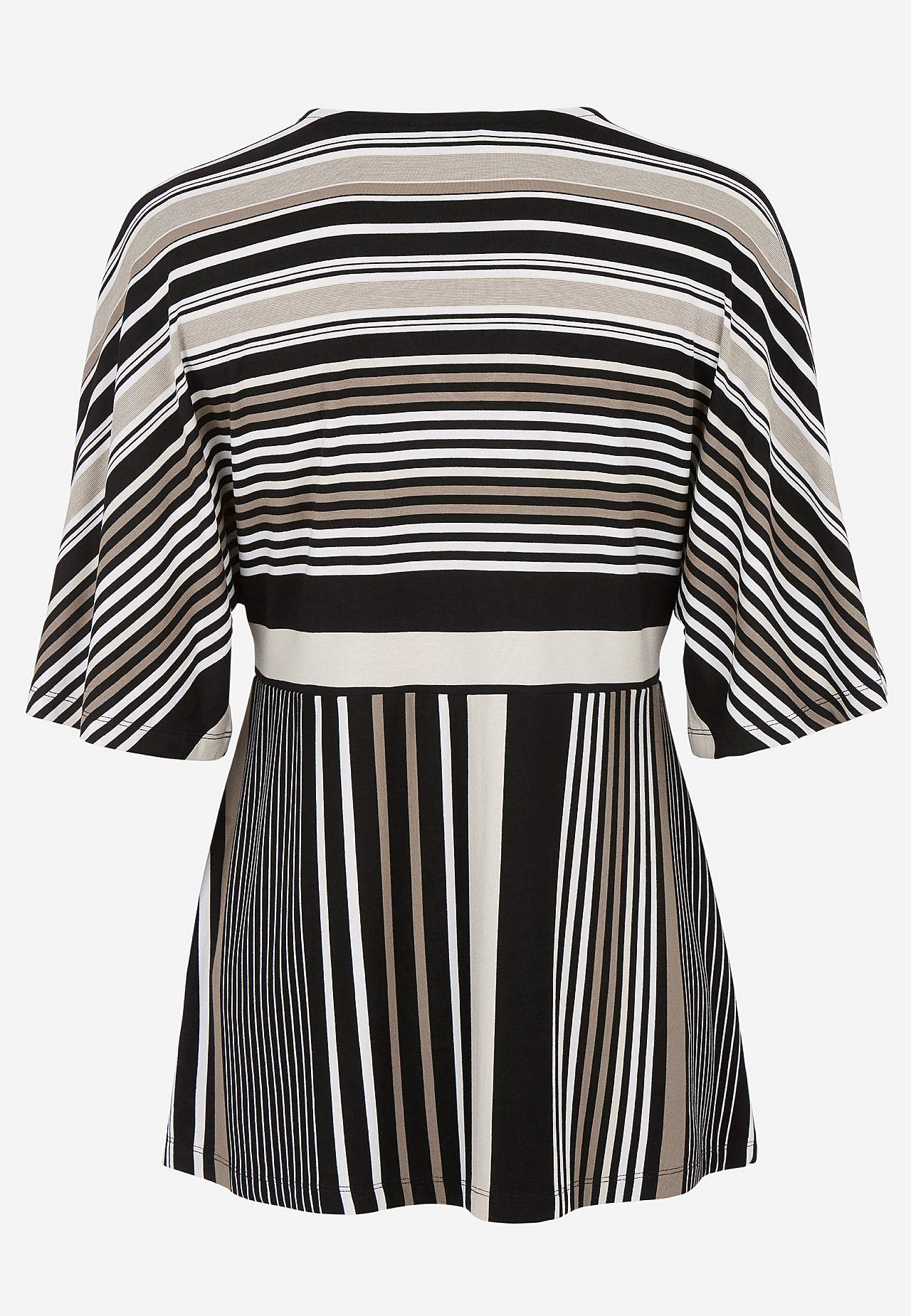 Striped jersey top
