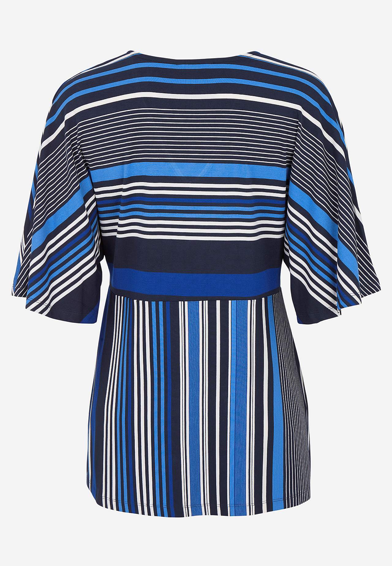 Striped jersey top