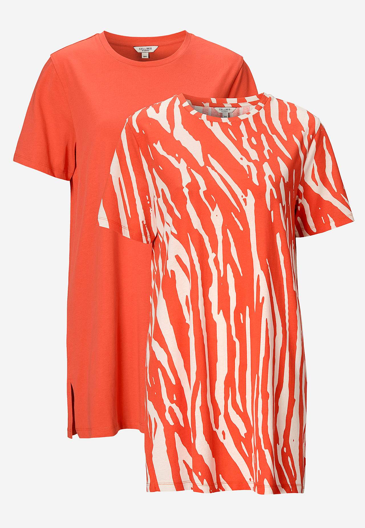 Jersey tuniq in organic cotton 2-pack
