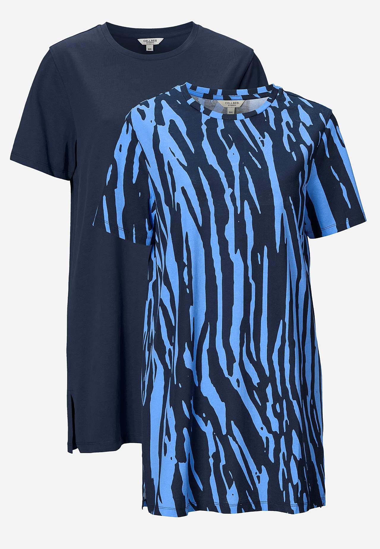 Jersey tuniq in organic cotton 2-pack