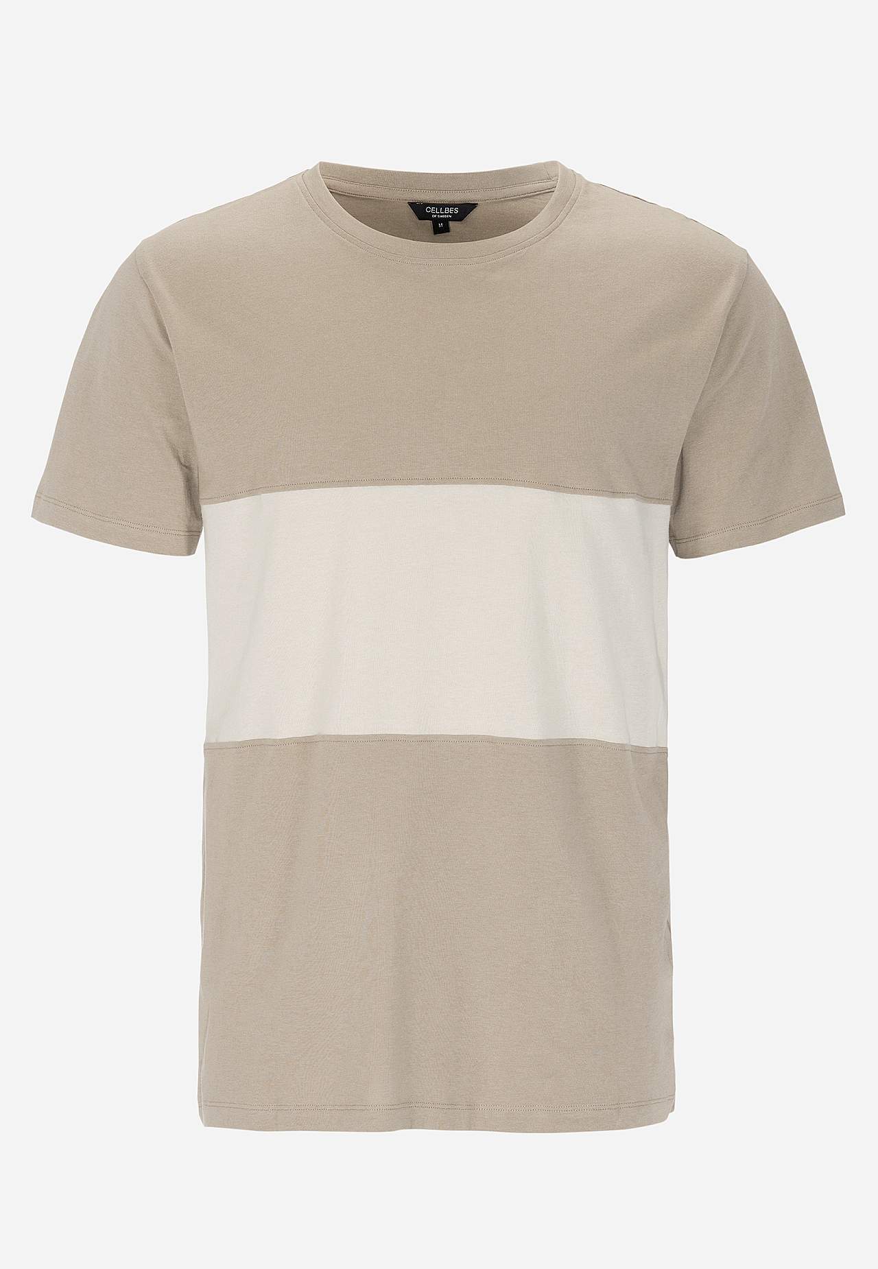 T-shirt med en bred stribe billede