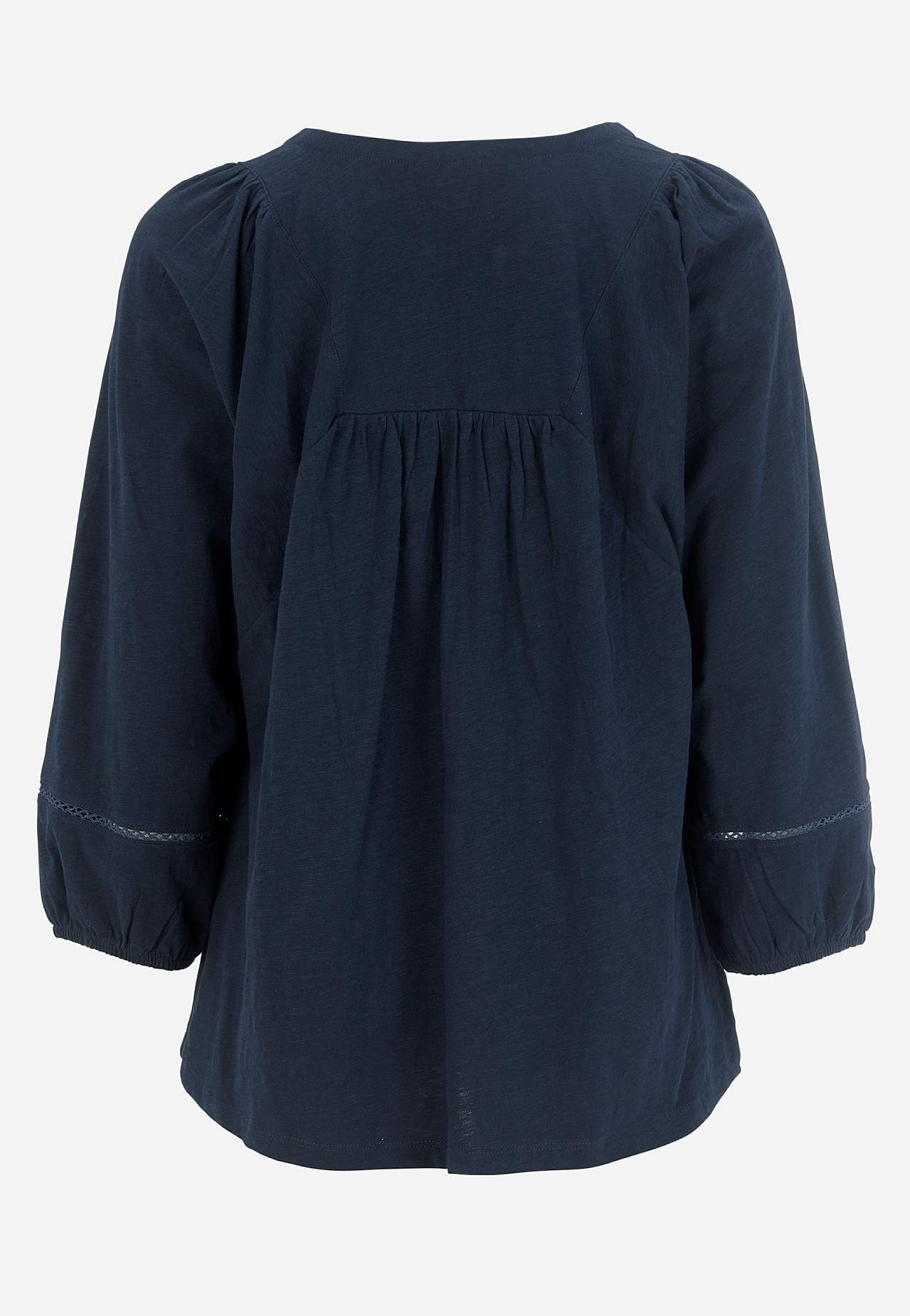 Jersey top with boho style