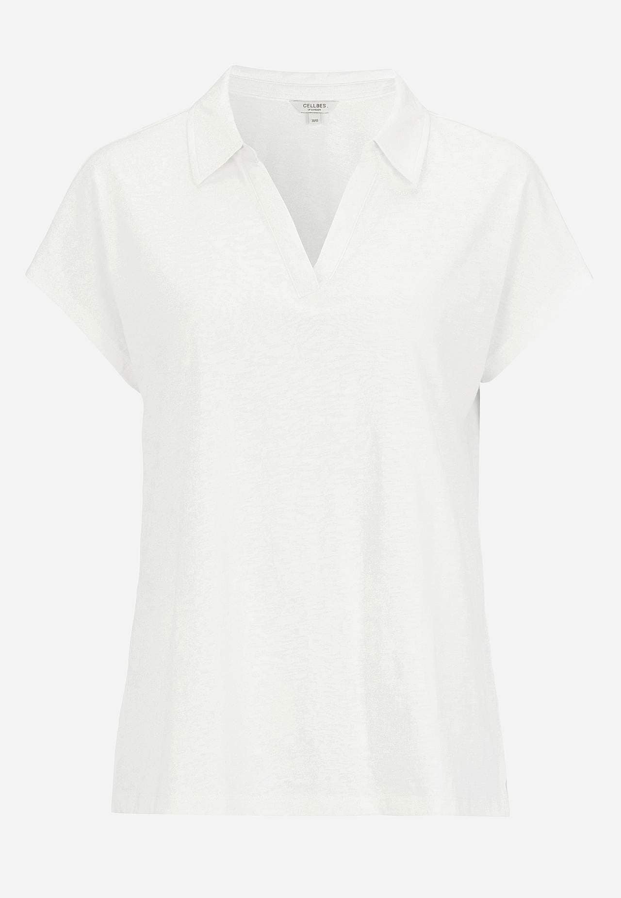 Jersey top with collar