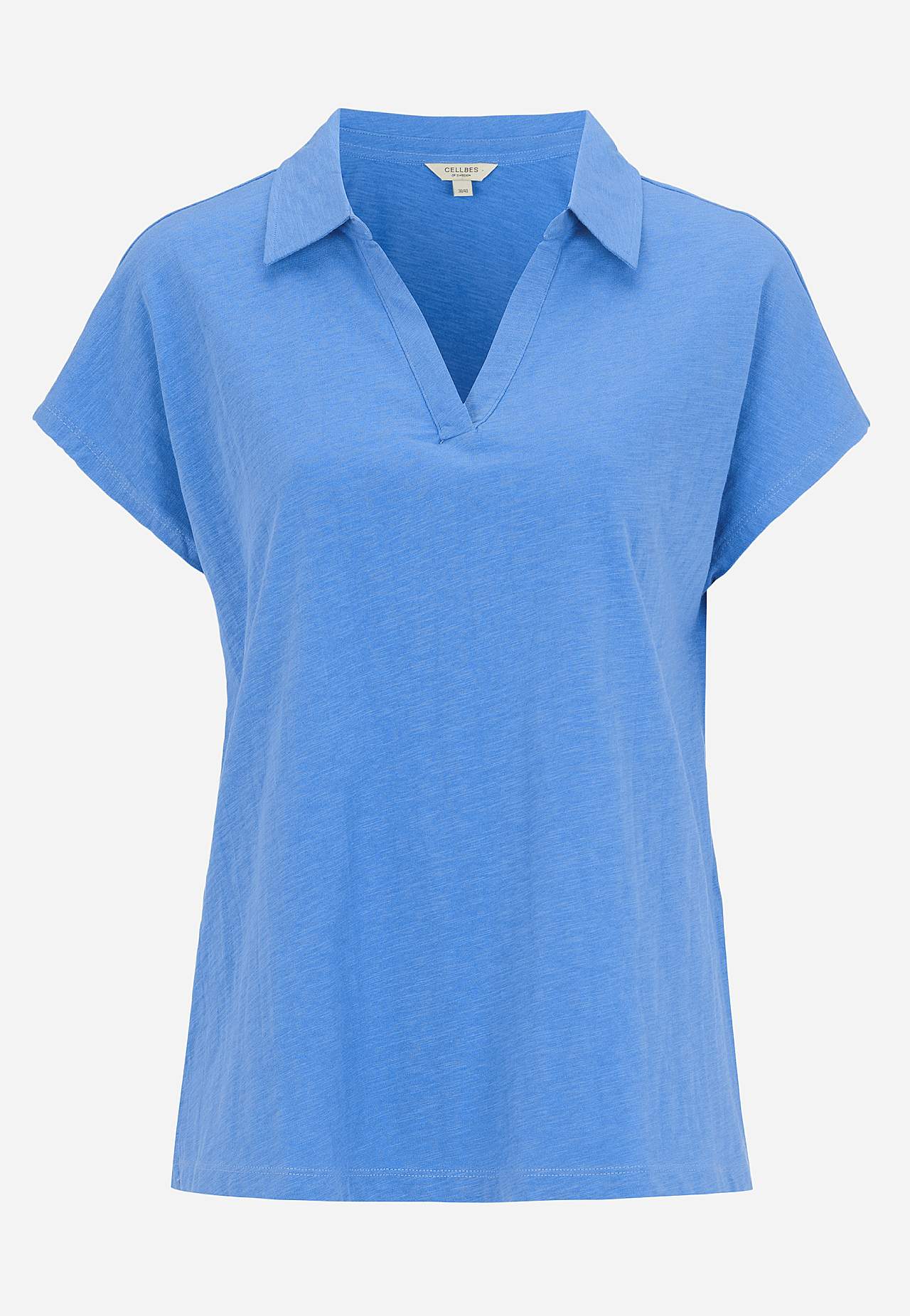 Jersey top with collar