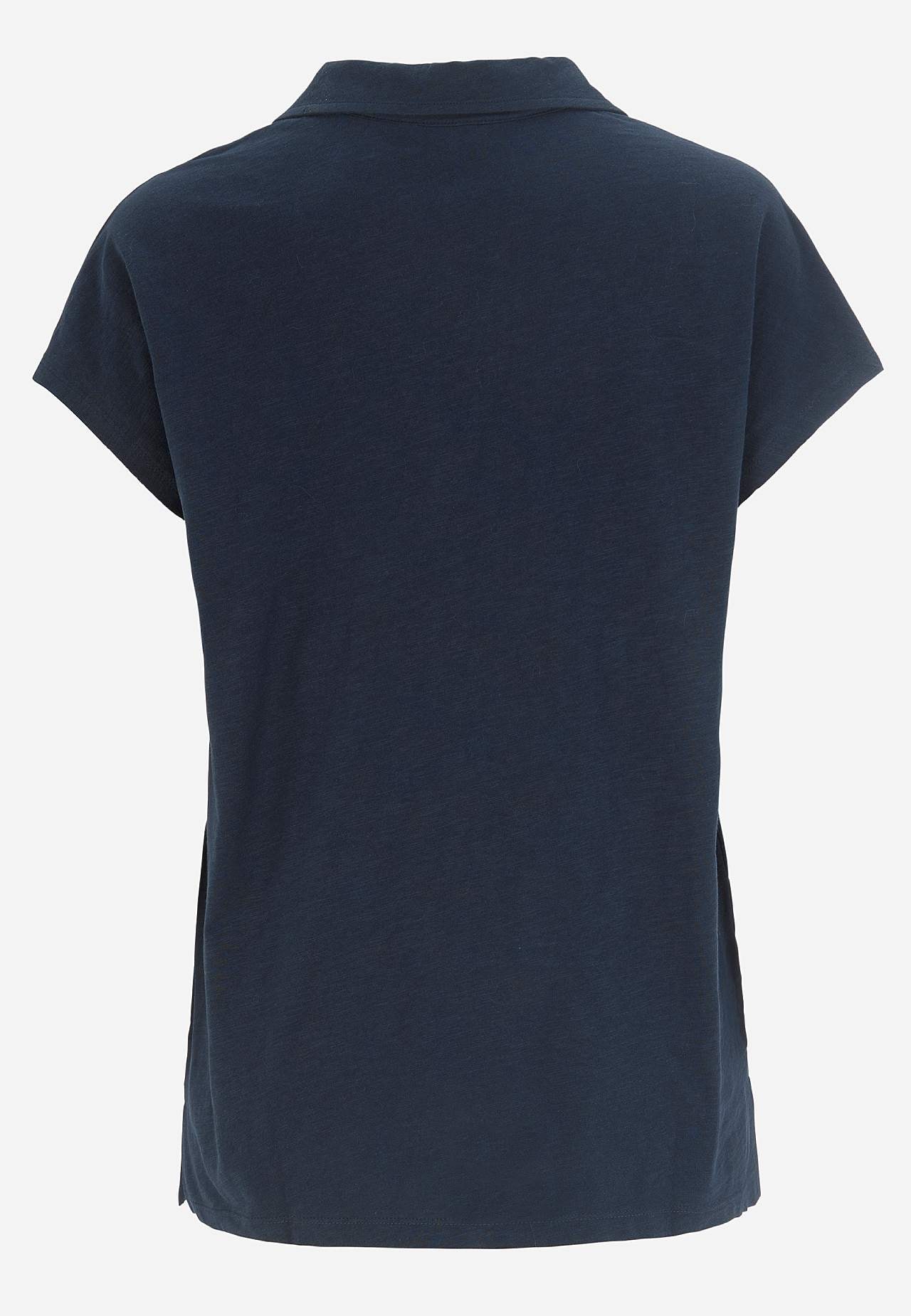 Jersey top with collar